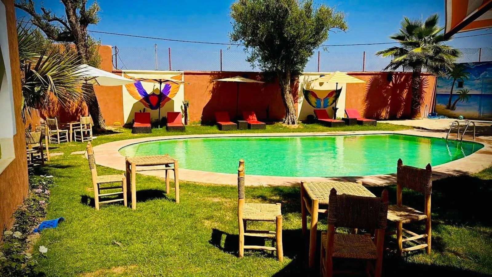 Pool view in Whisper Hotel