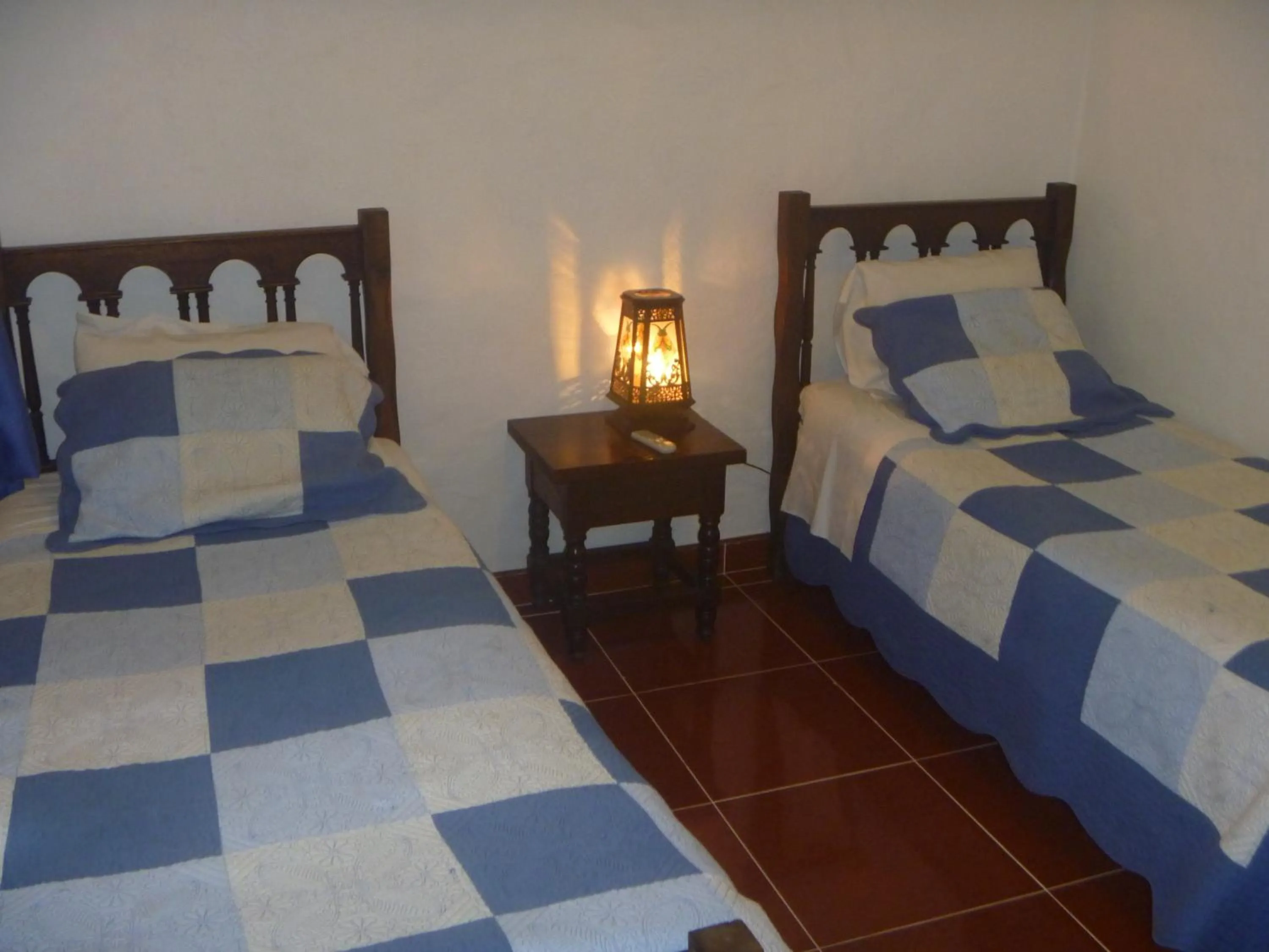 Decorative detail, Bed in Hotel Los Frayles