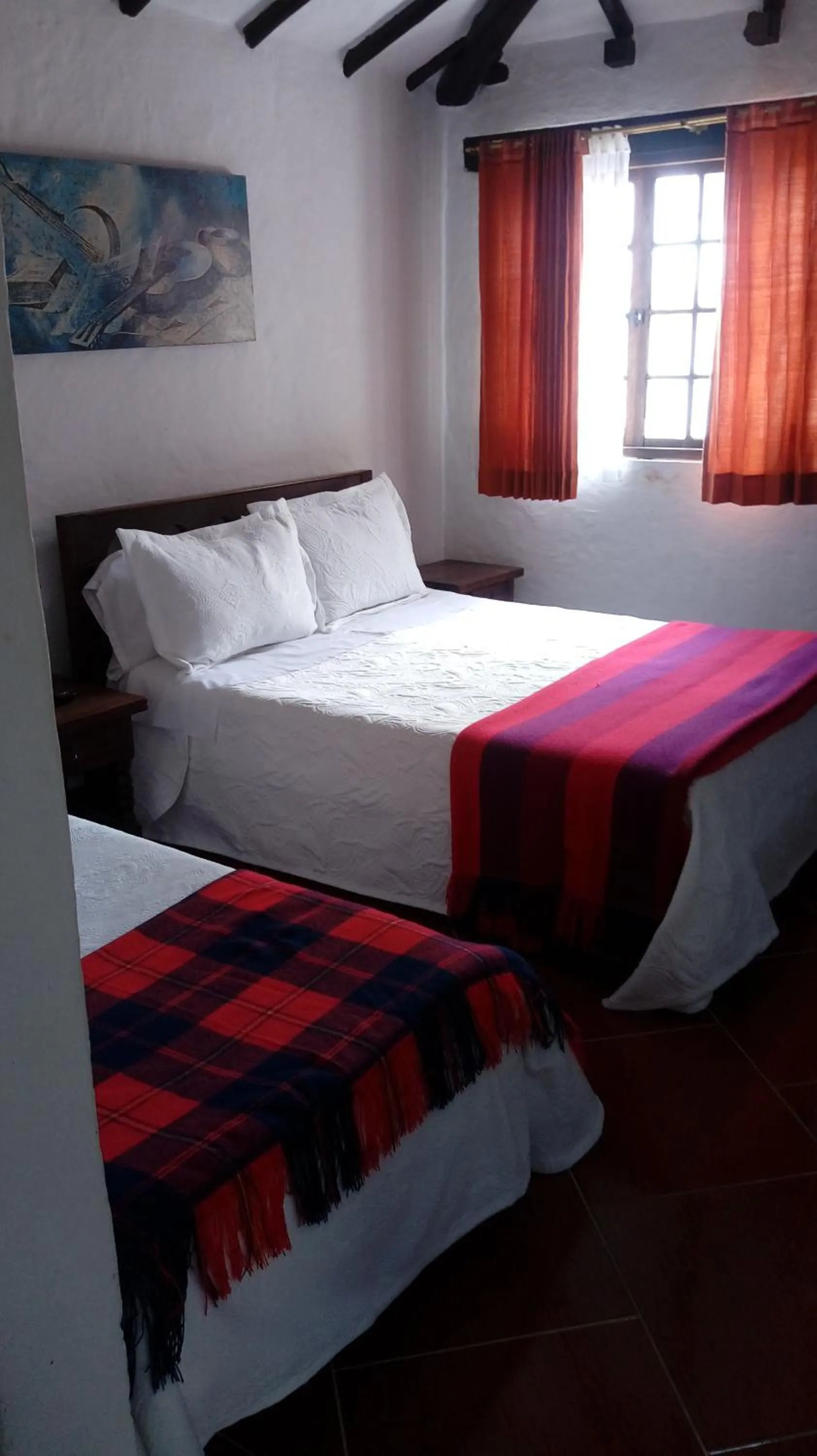 Bed in Hotel Los Frayles