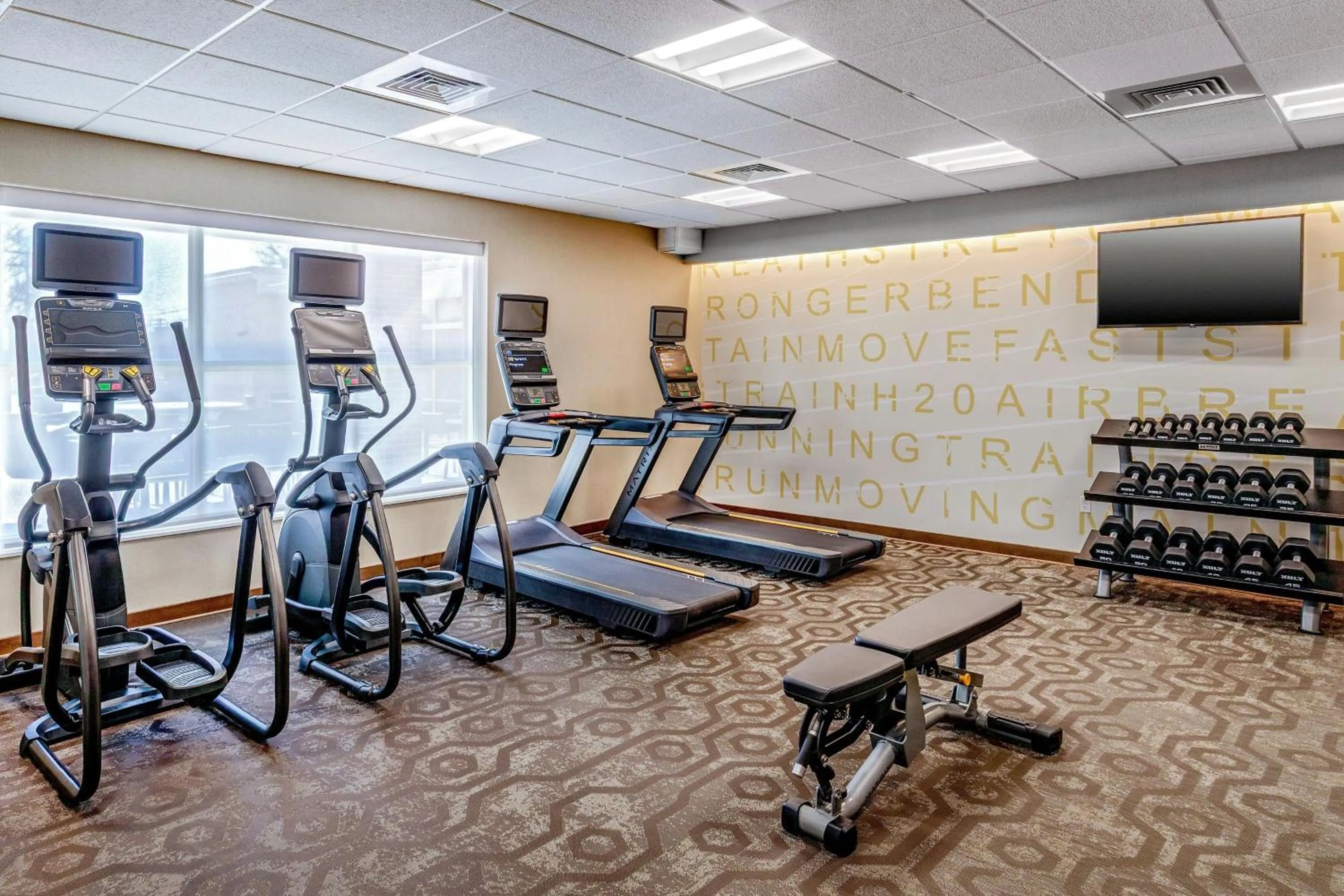Fitness centre/facilities in Residence Inn by Marriott Nashua