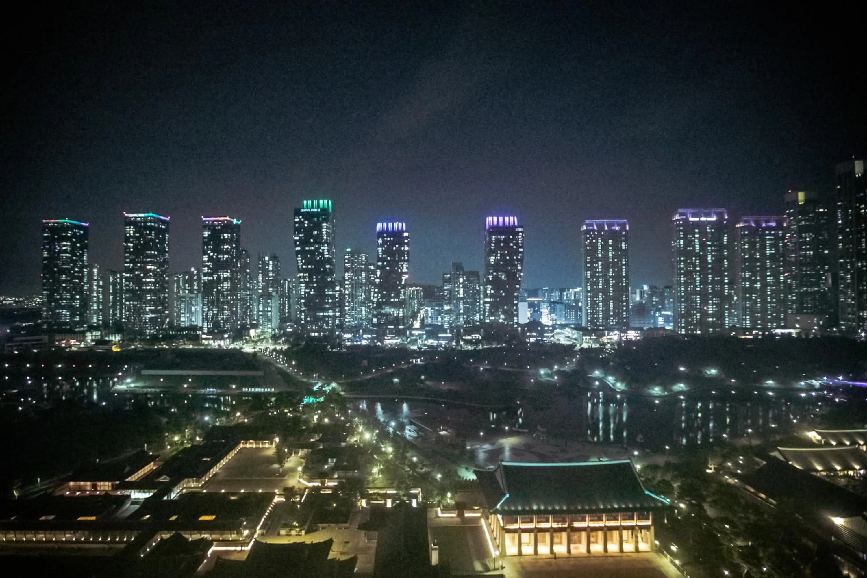 Night in Songdo Central Park Hotel