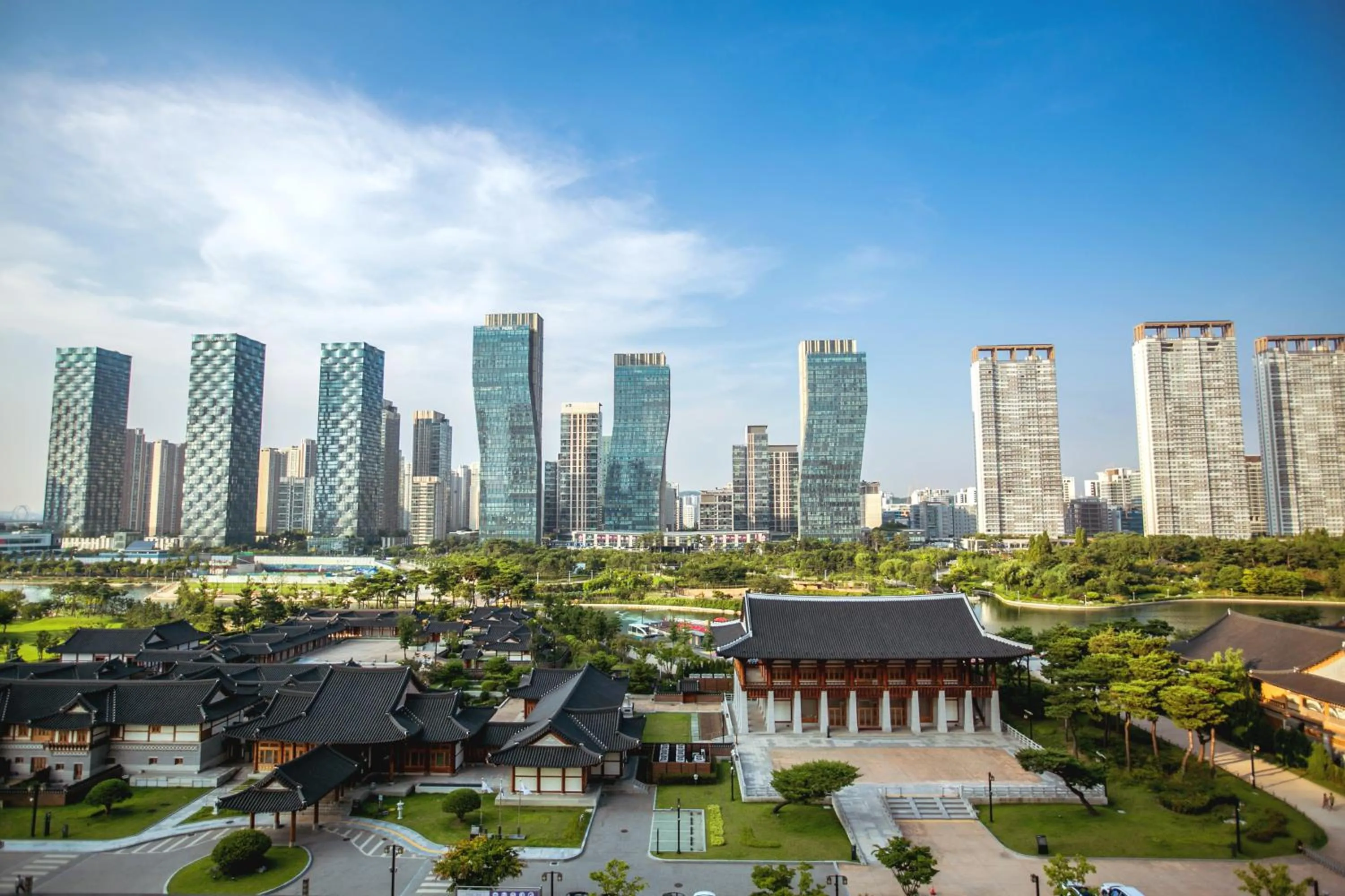 View (from property/room) in Songdo Central Park Hotel