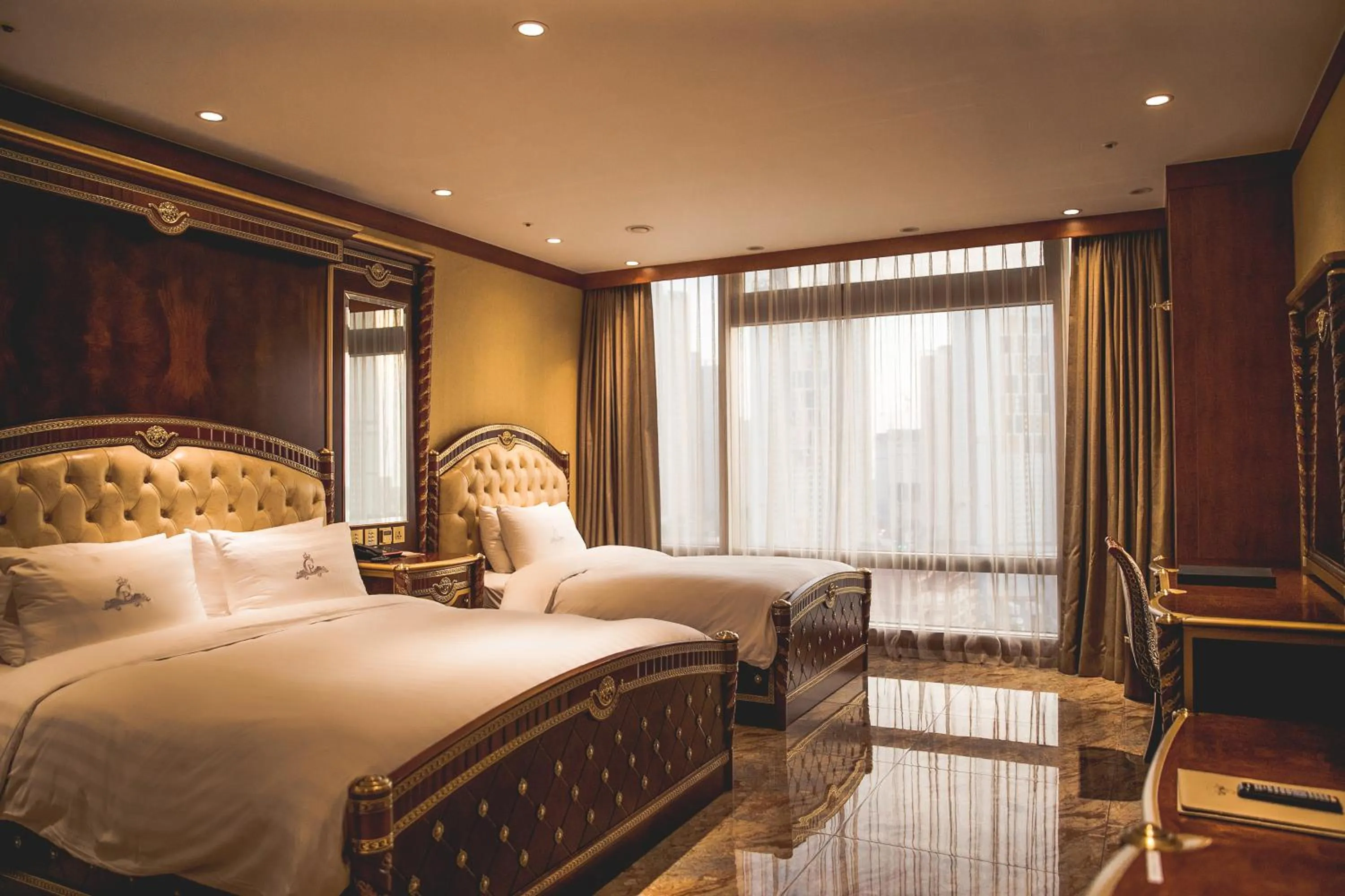 Bed in Songdo Central Park Hotel