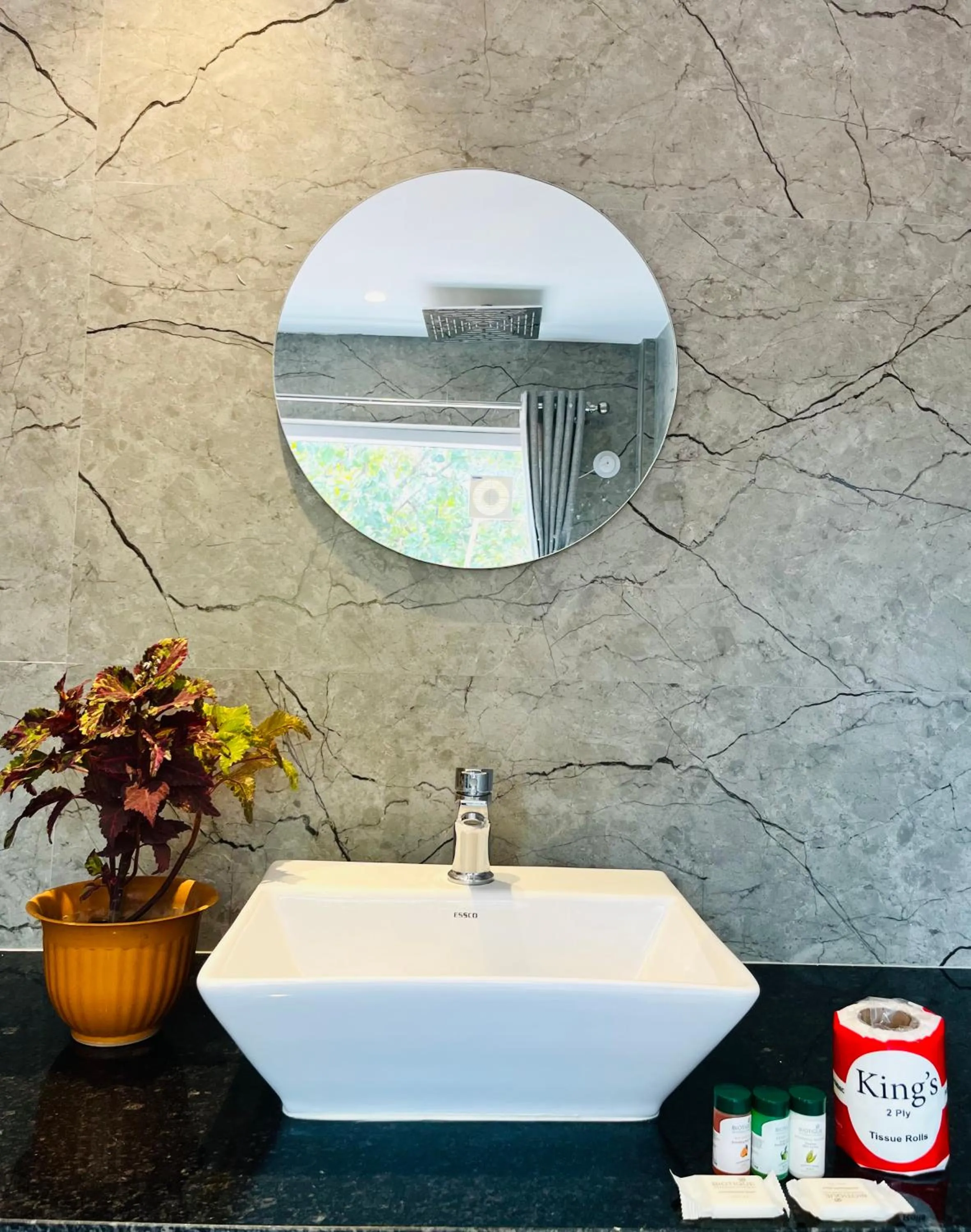 Bathroom in Crystall Goa Palolem