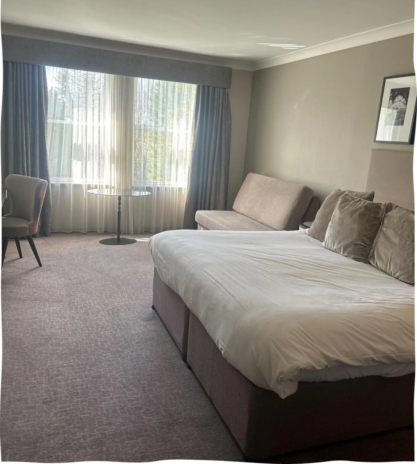 Bed in Ardoe House Hotel & Spa