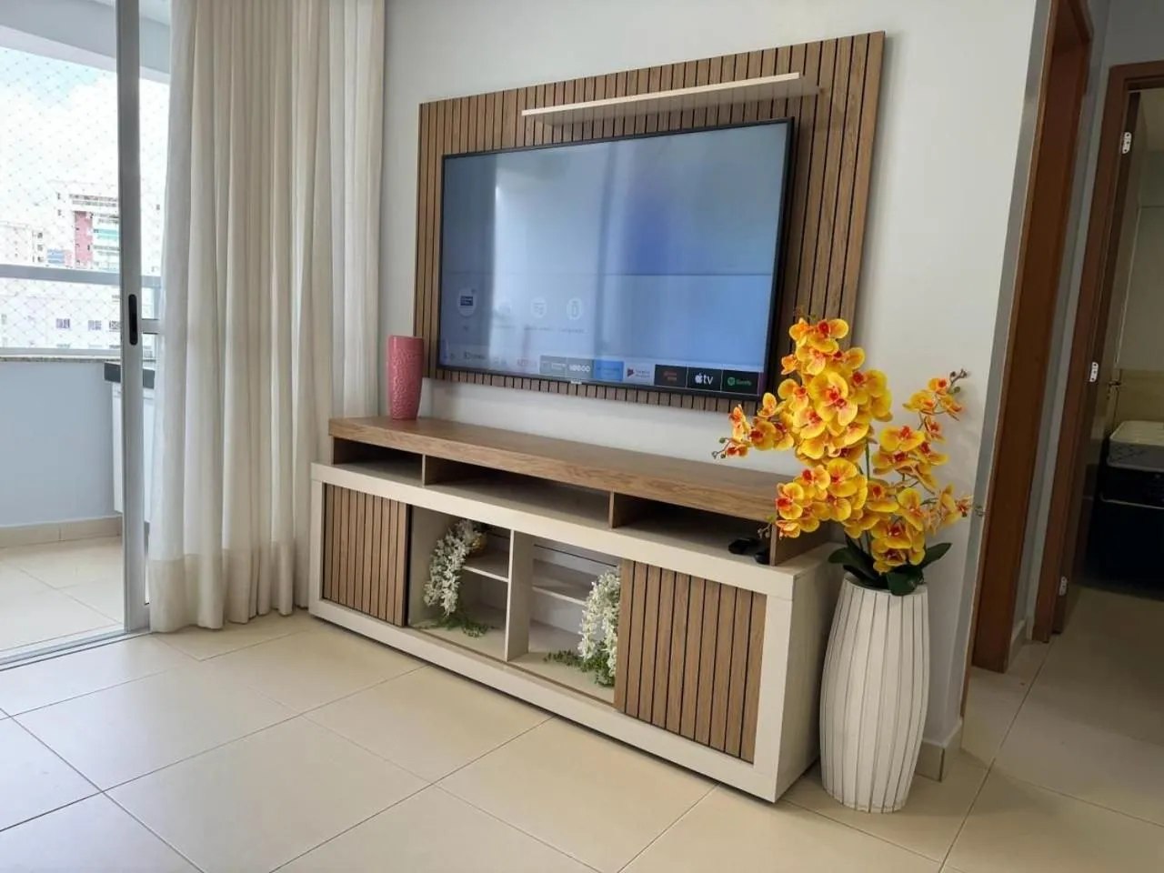 Living room in Seu Refúgio Perfeito no alto do Bueno