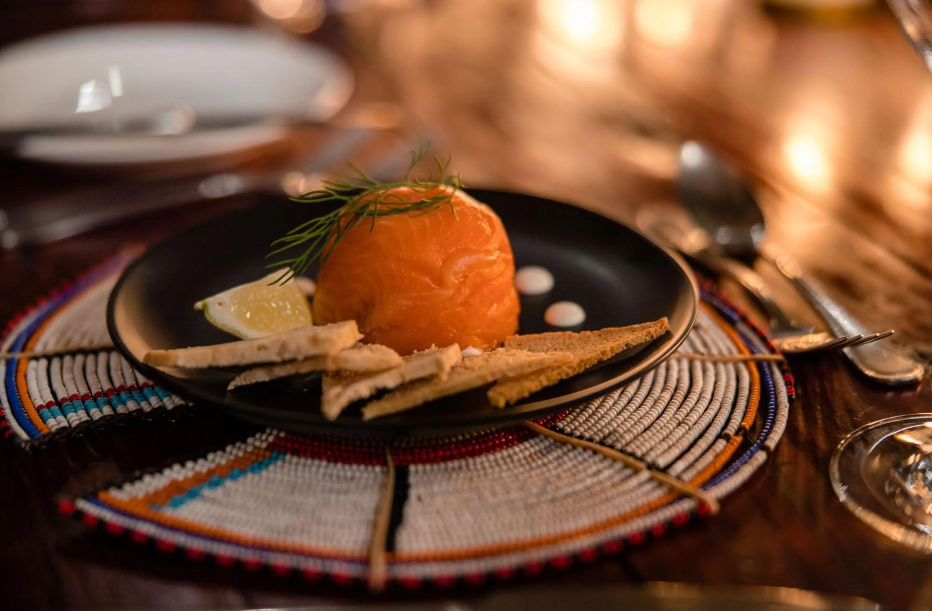 Food in Makweti Safari Lodge