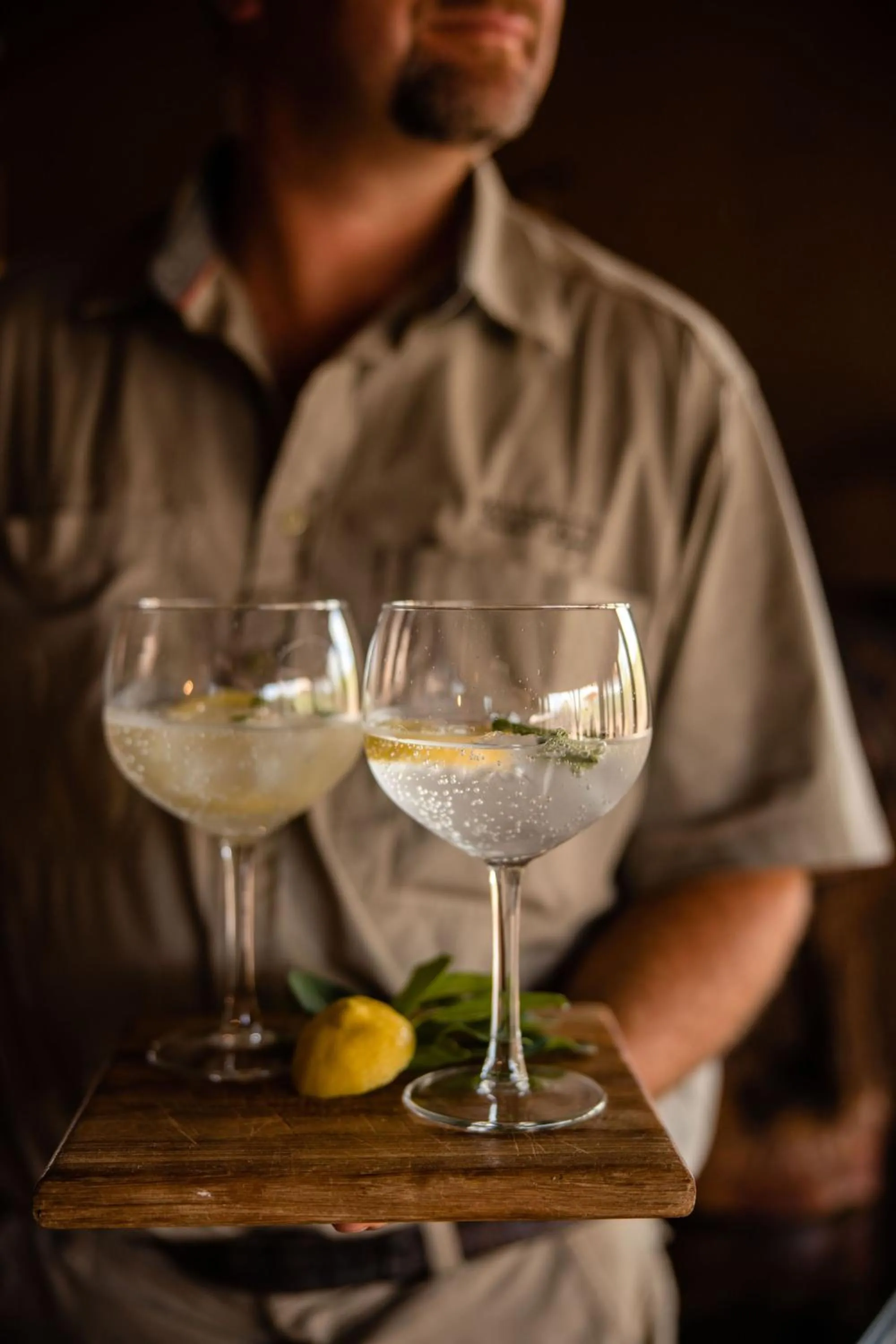 Lounge or bar in Makweti Safari Lodge