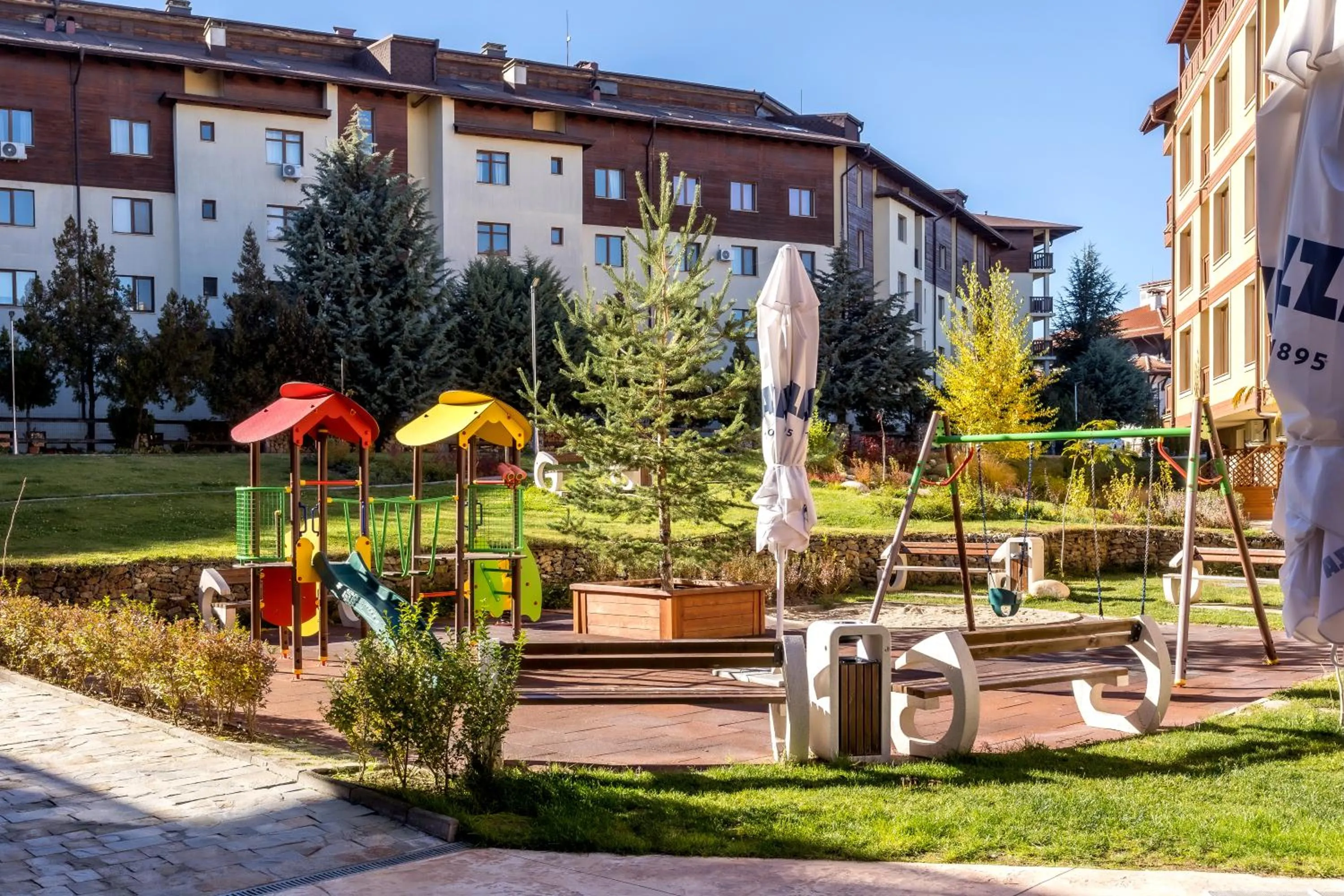 Garden in Pirin Sense Apartment Complex