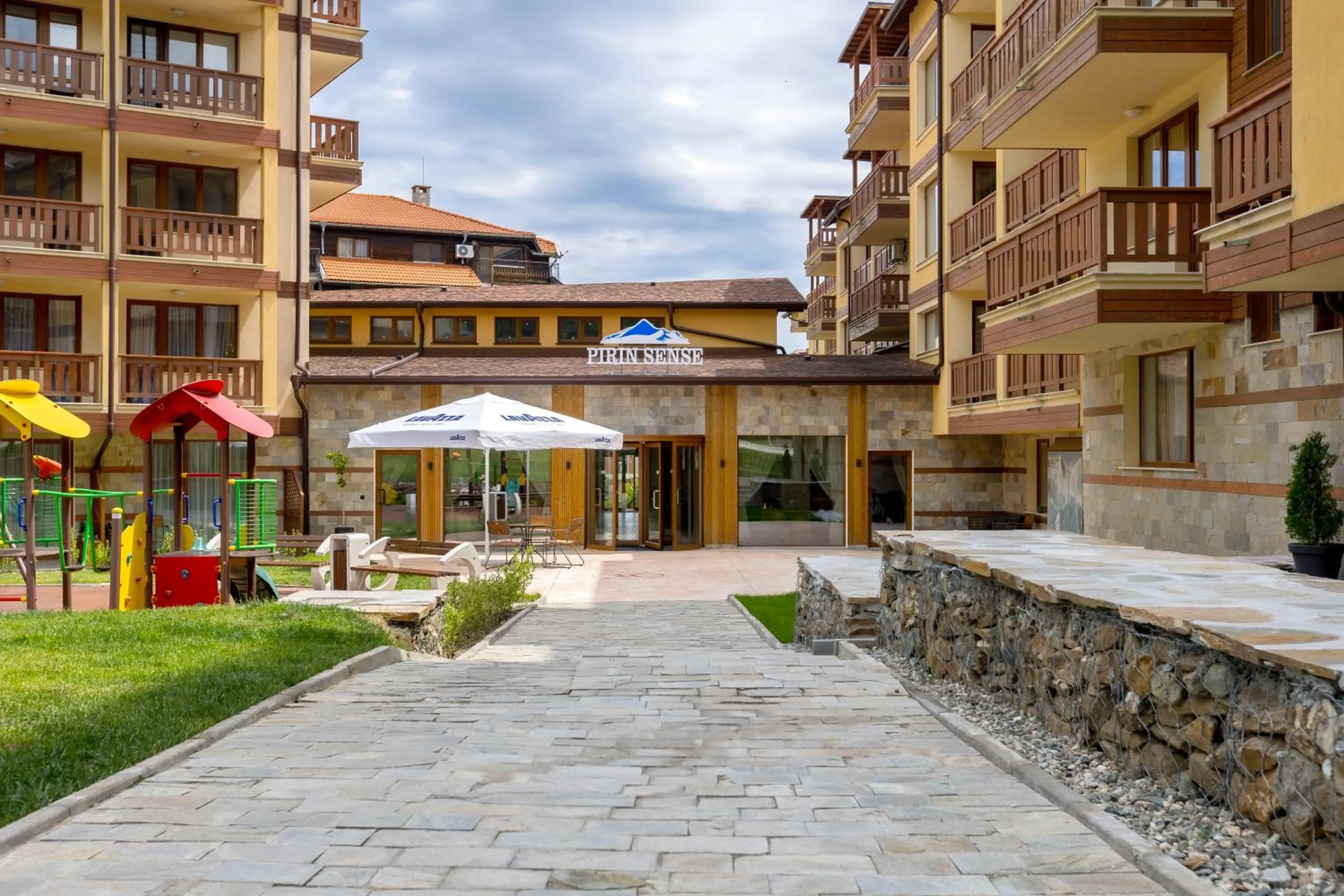 Patio in Pirin Sense Apartment Complex
