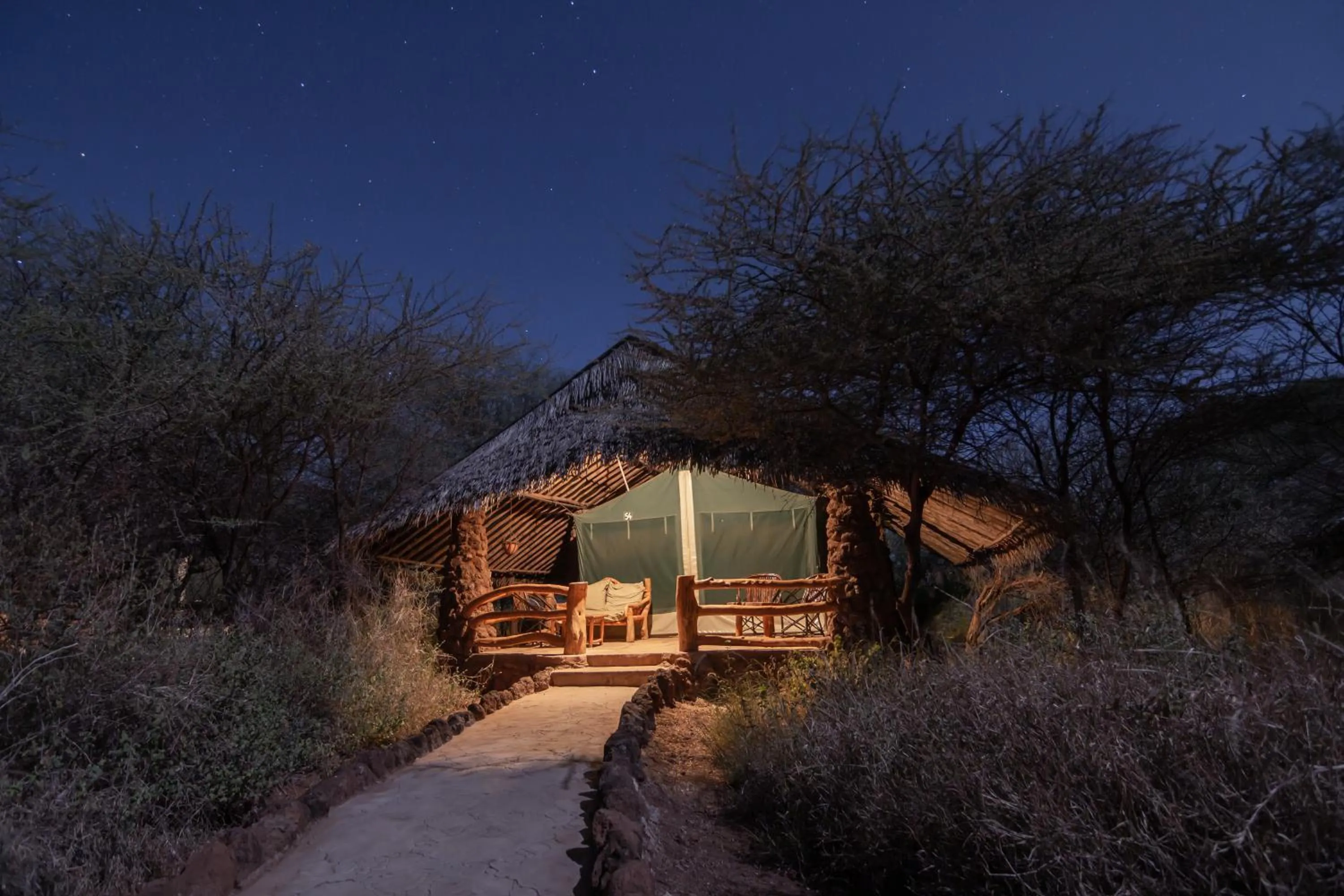 Bedroom in Kibo Safari Camp