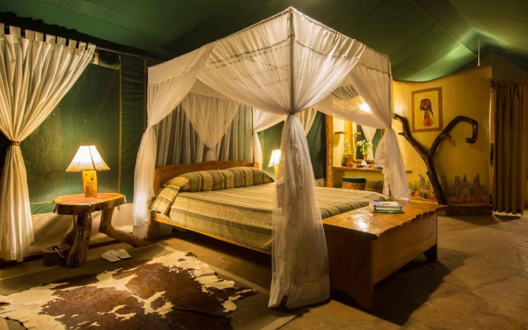 Bedroom, Bed in Kibo Safari Camp