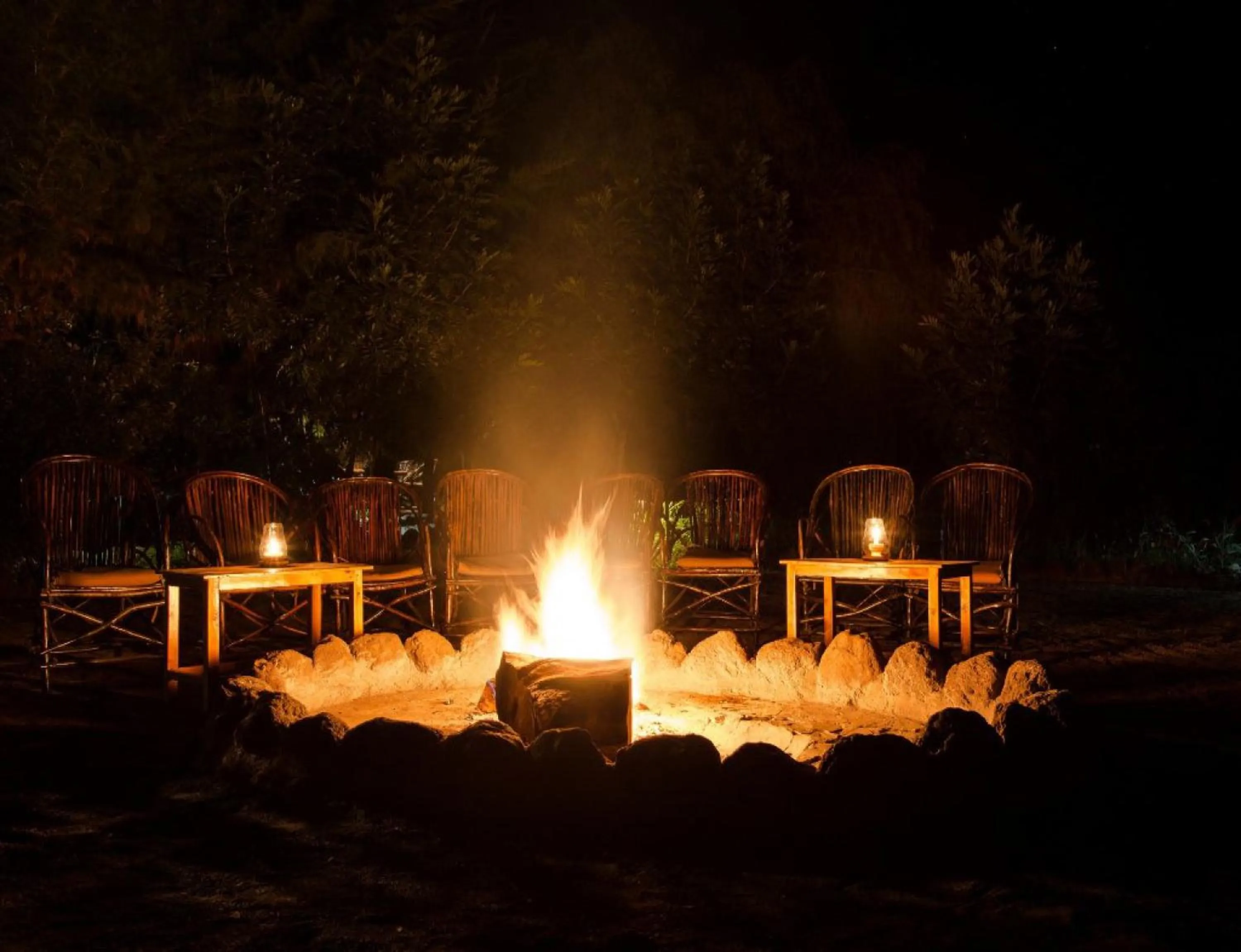 Evening entertainment in Kibo Safari Camp