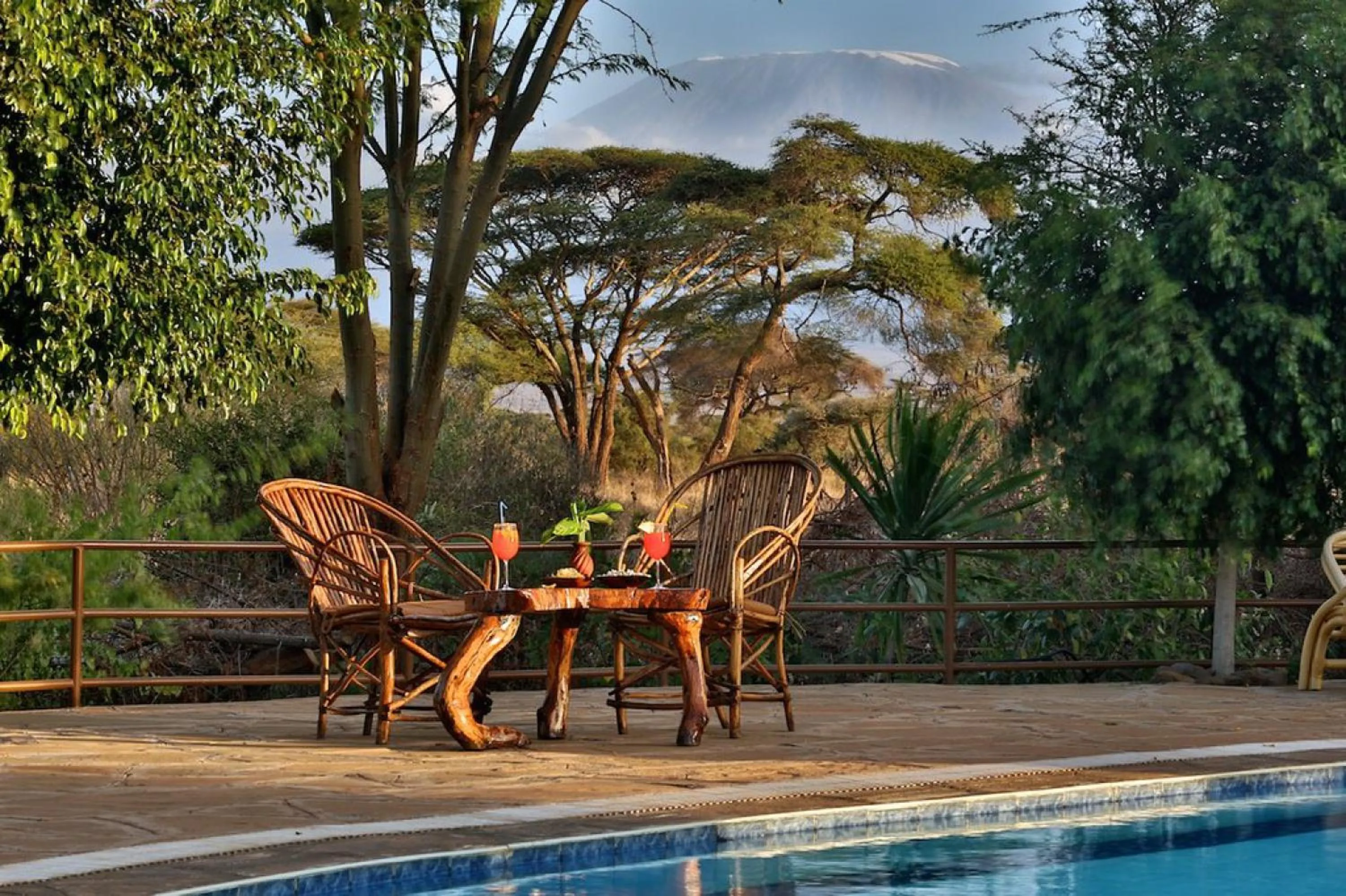 Mountain view in Kibo Safari Camp
