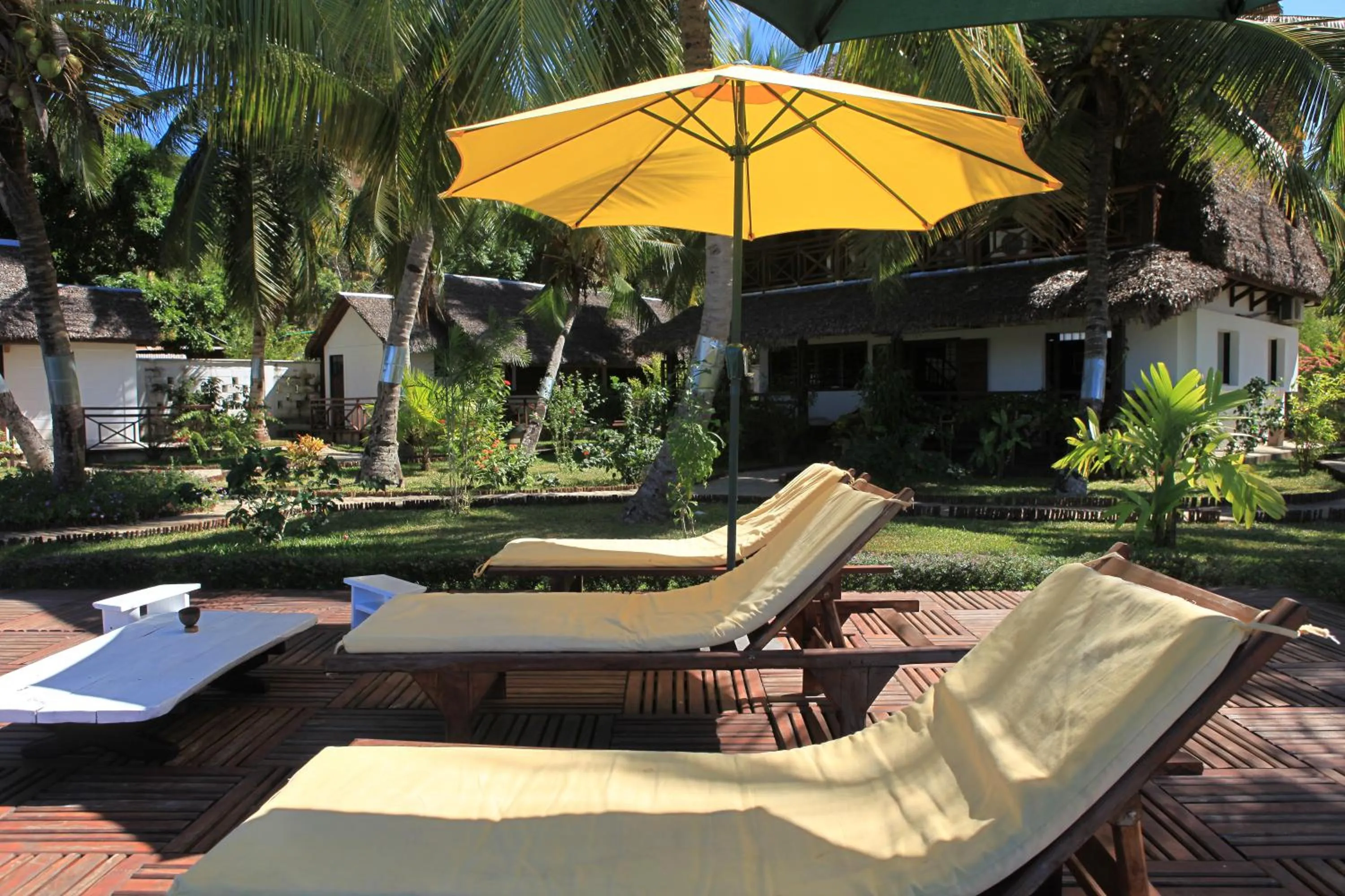 Garden view in Ylang hôtel