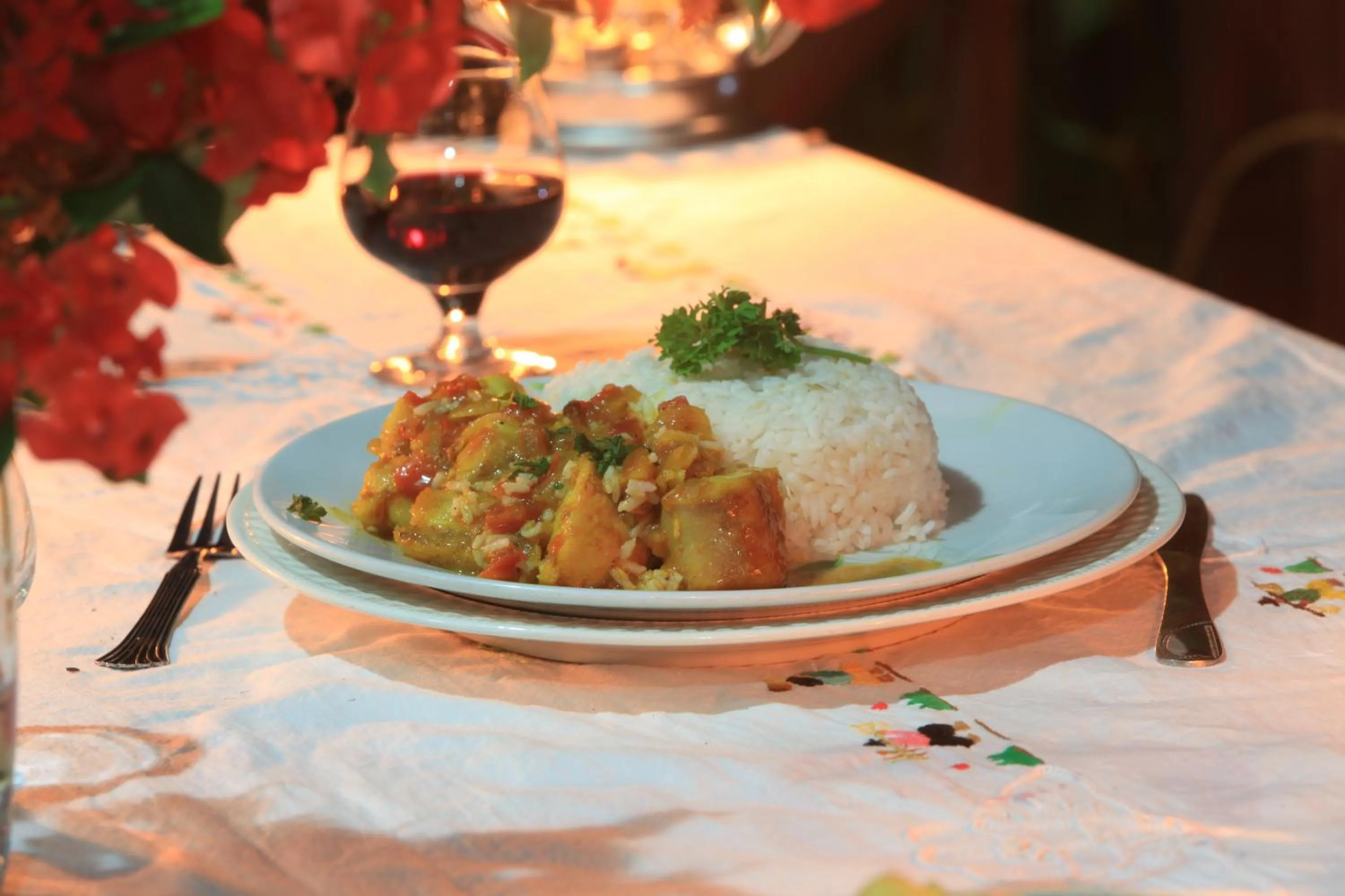 Dinner in Ylang hôtel