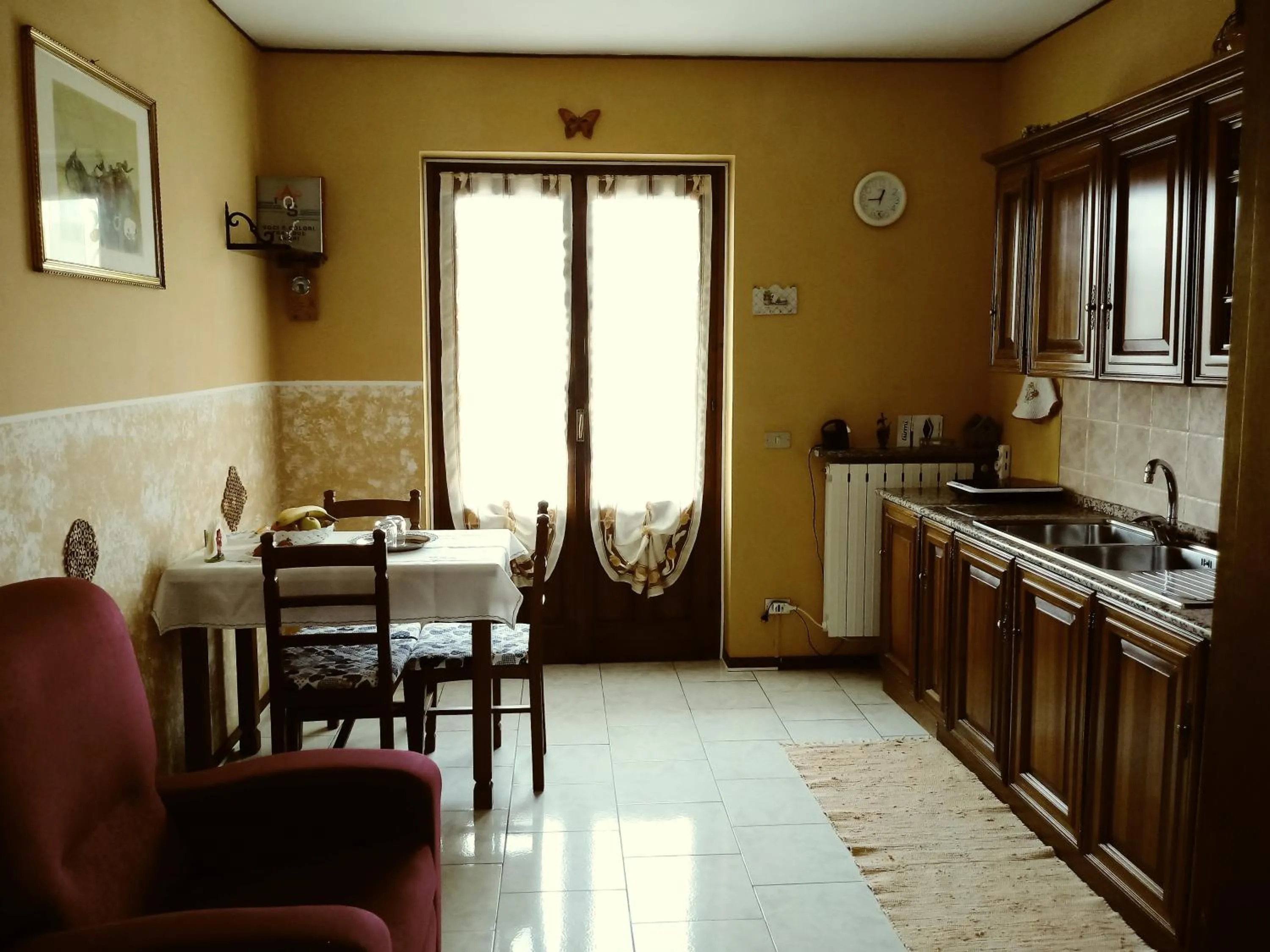 Kitchen or kitchenette in B&B La Quiete