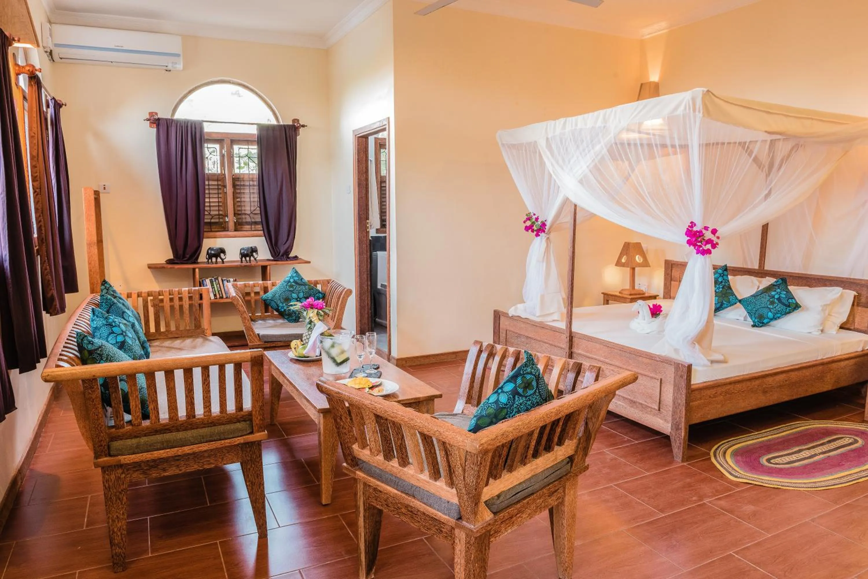 Bed in Zan View Hotel