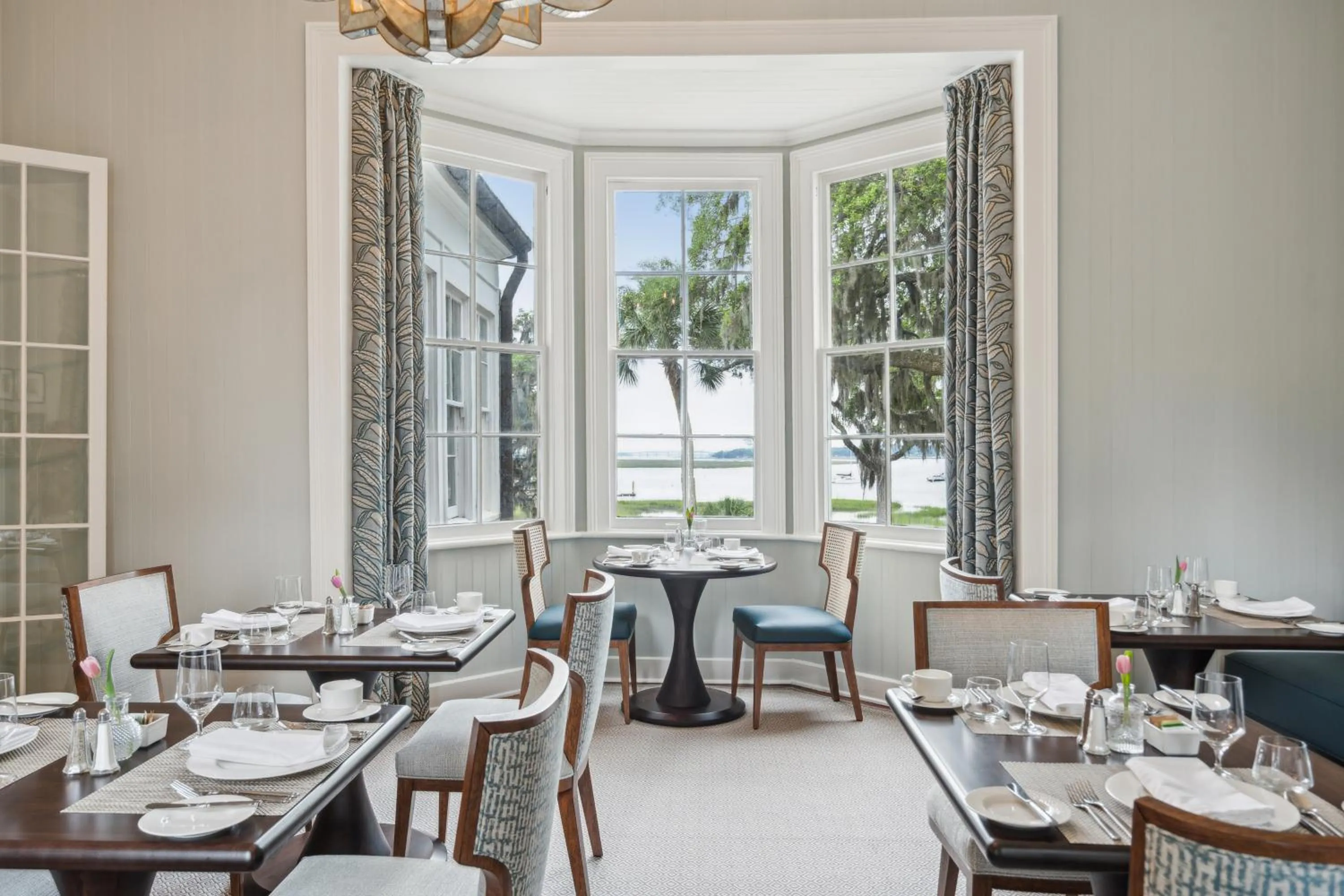 Dining area in Cuthbert House