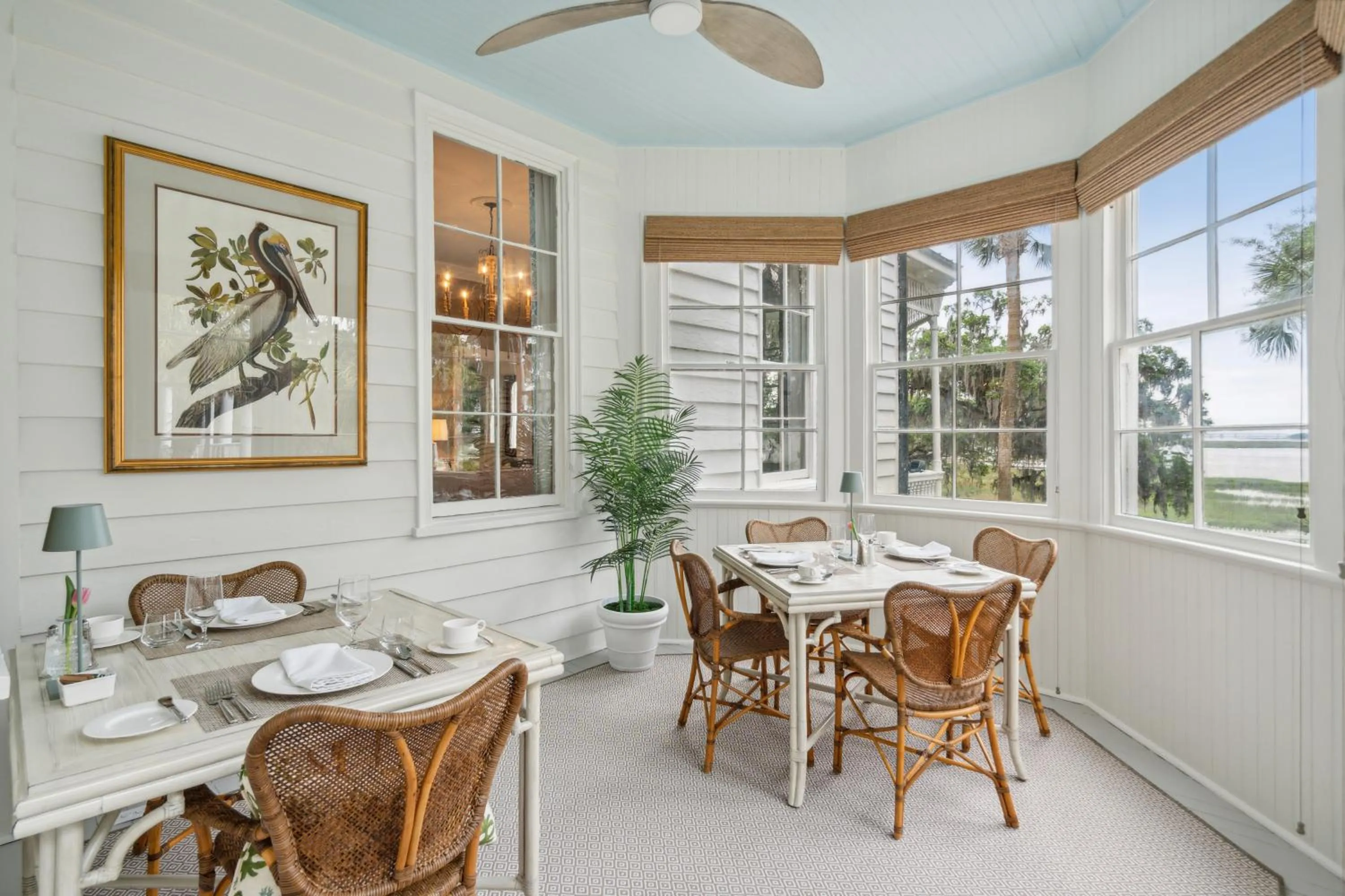 Dining area in Cuthbert House