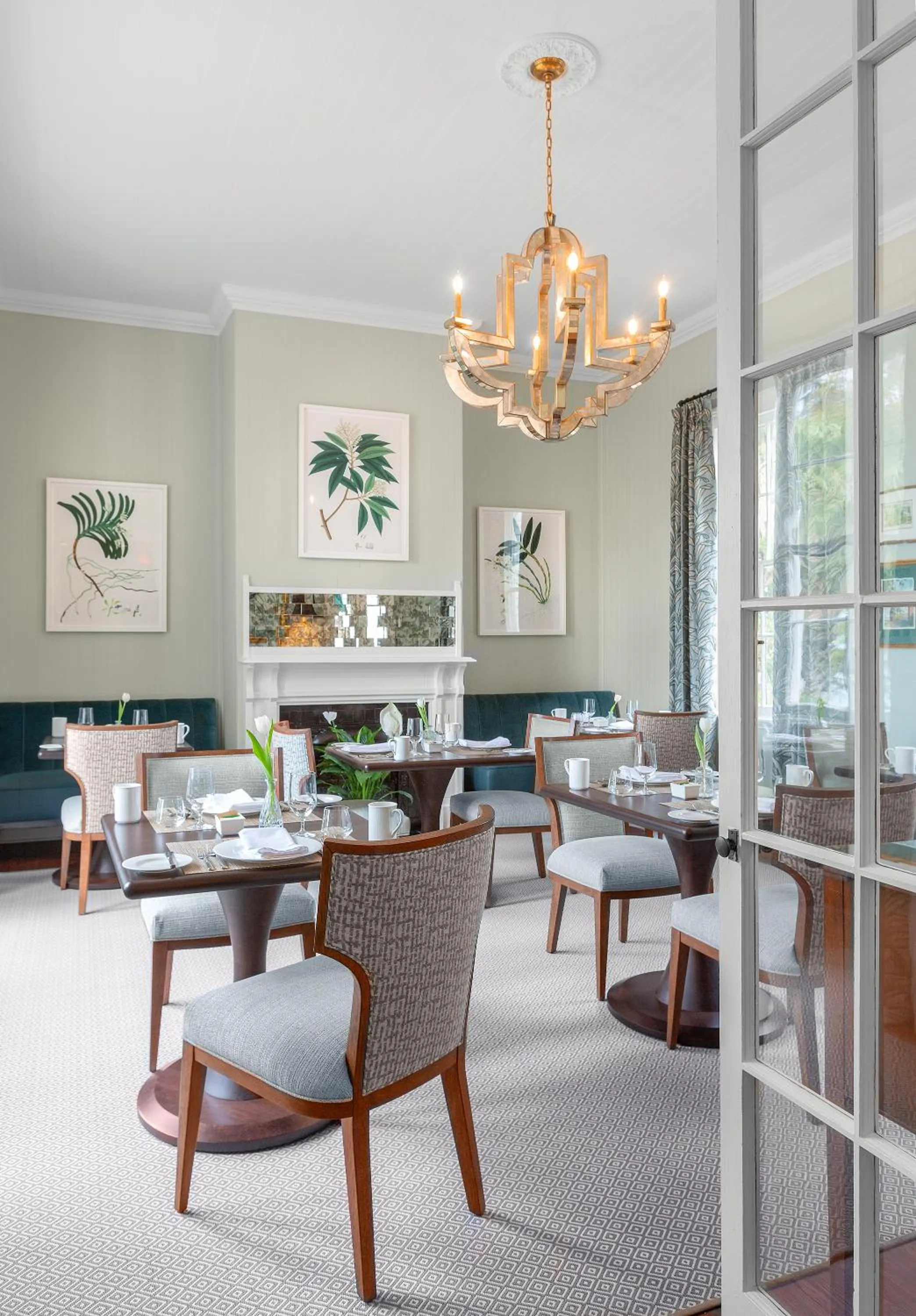 Dining area in Cuthbert House