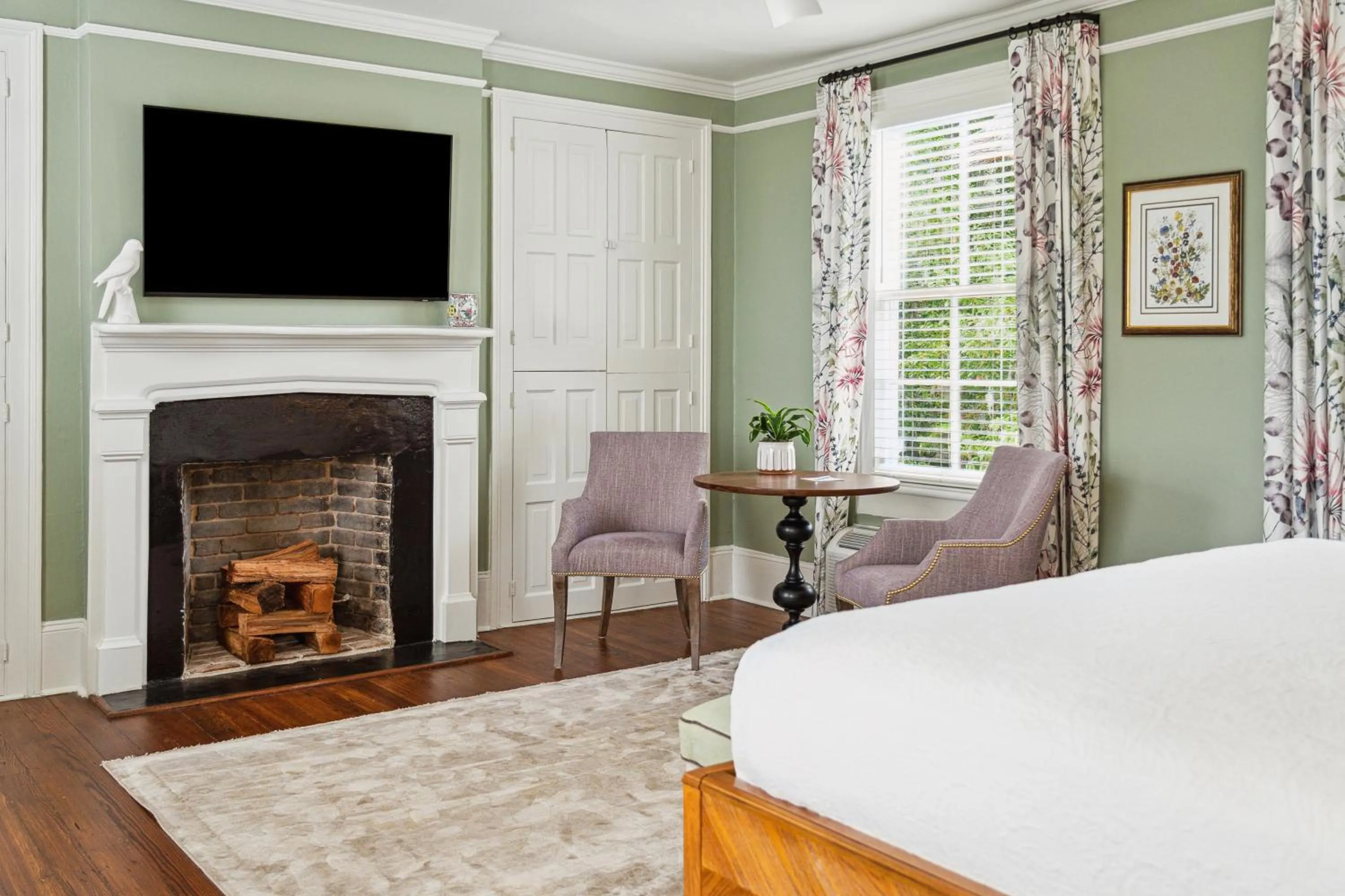 Seating area in Cuthbert House