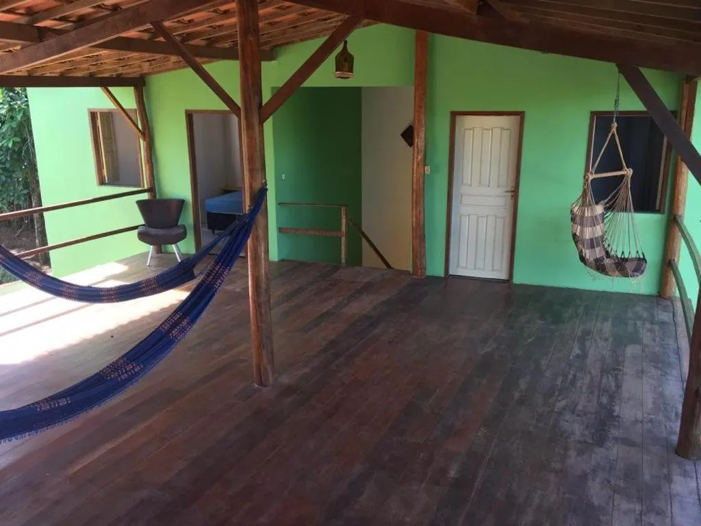 Balcony/Terrace in Pousada Caminho do Ribeirão