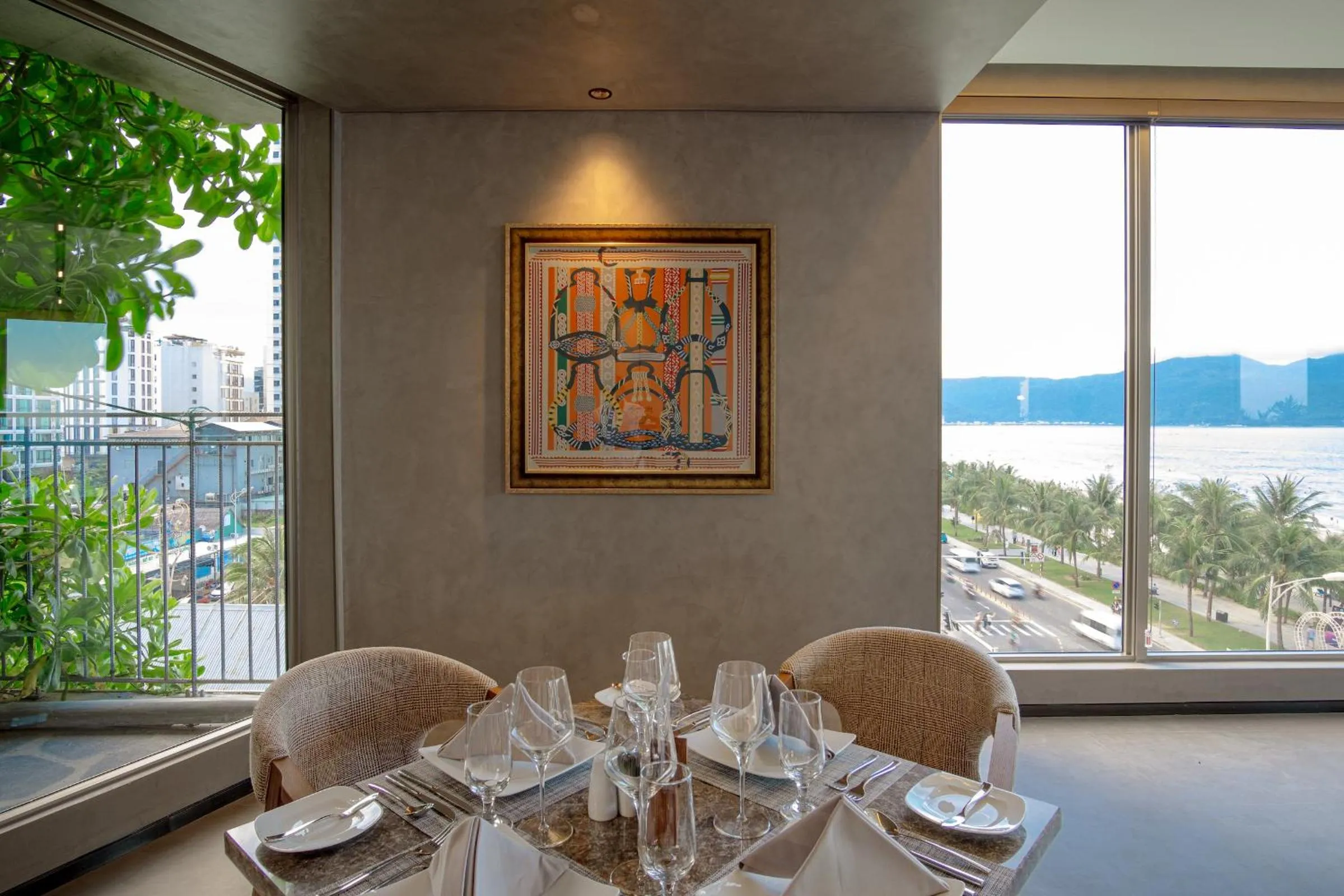 Dining area in M Hotel Danang