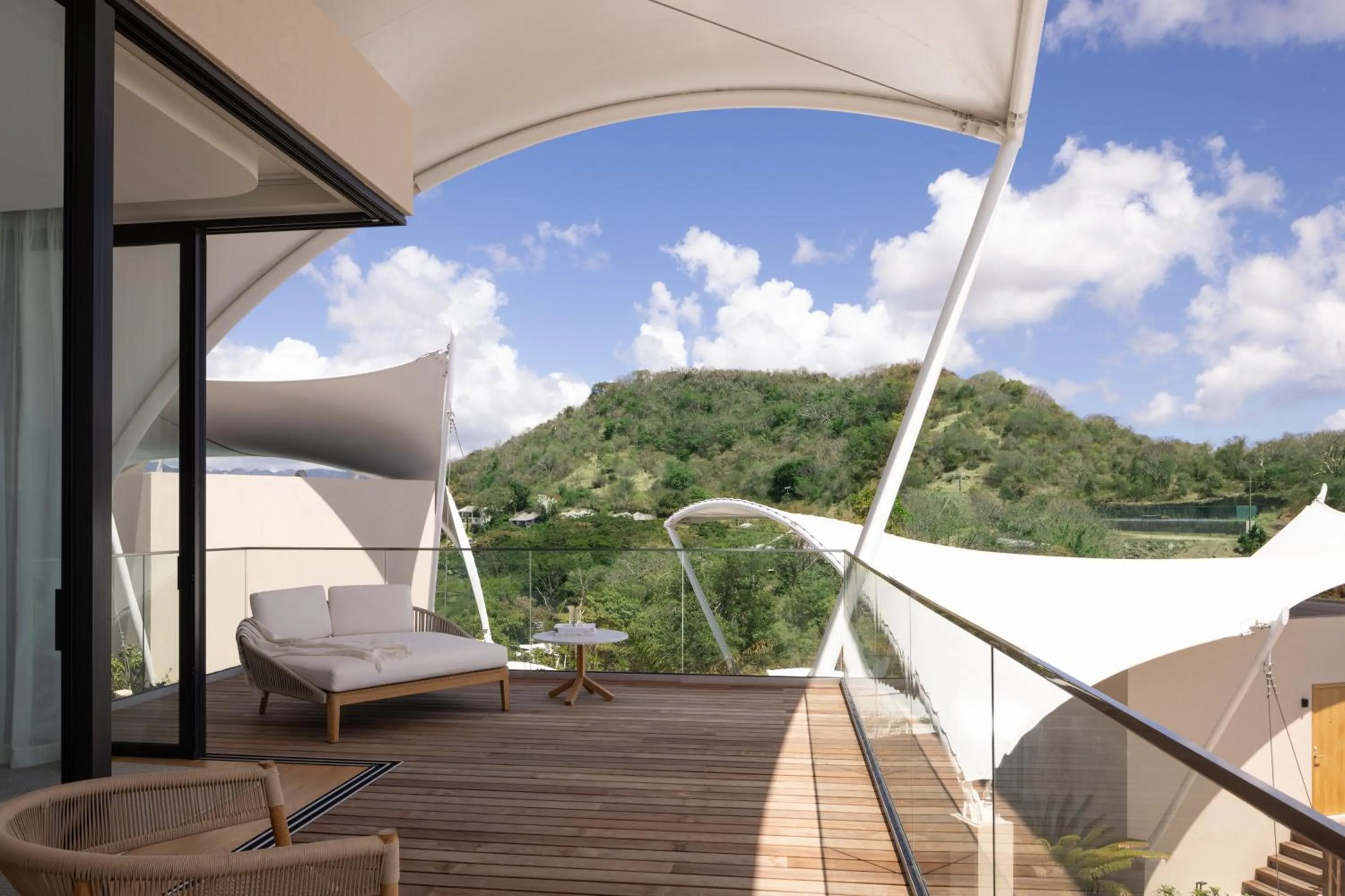 Patio in Silversands Beach House Grenada