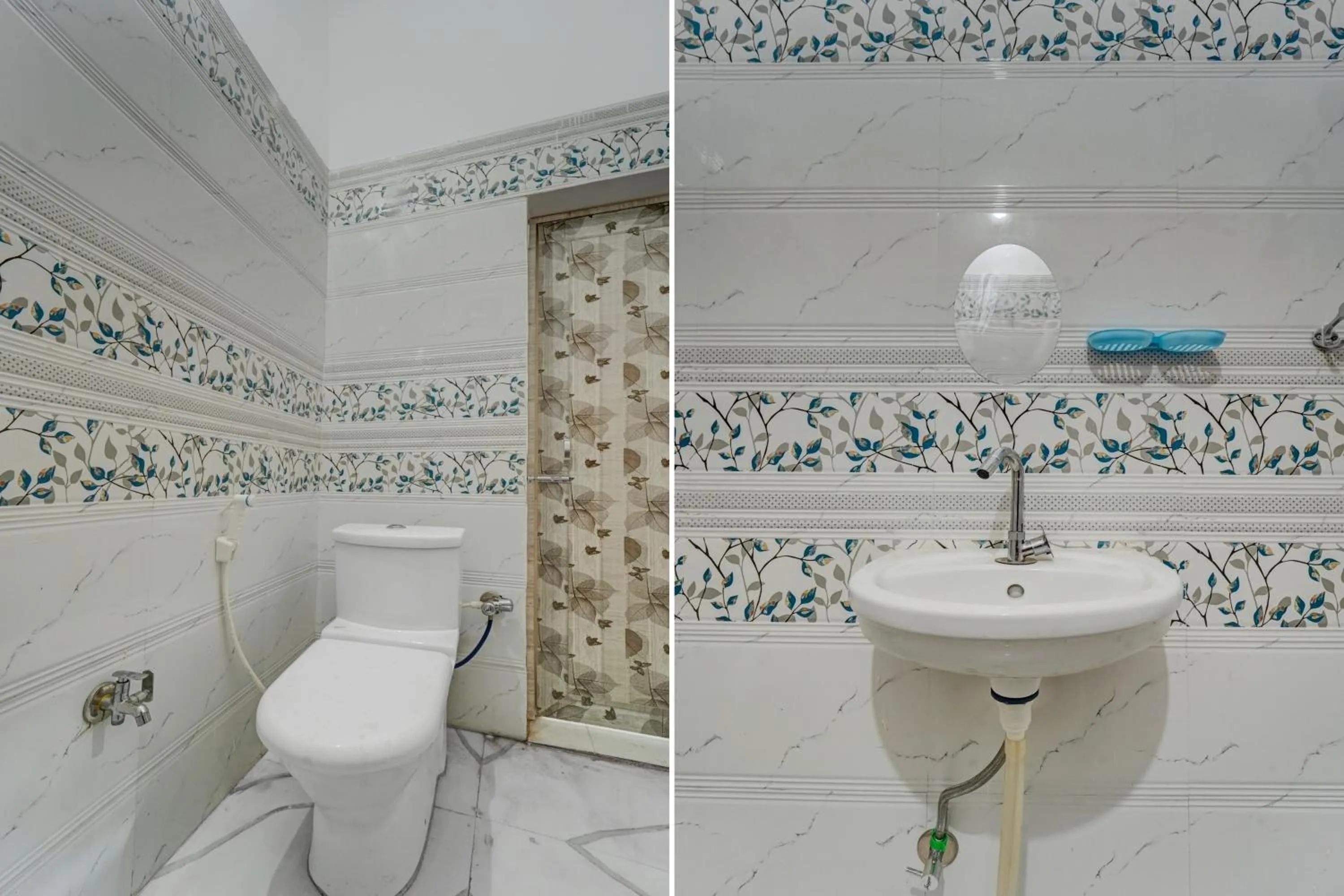 Bathroom in Super Hotel O Dev Laxmi Palace Hotel & Banquet