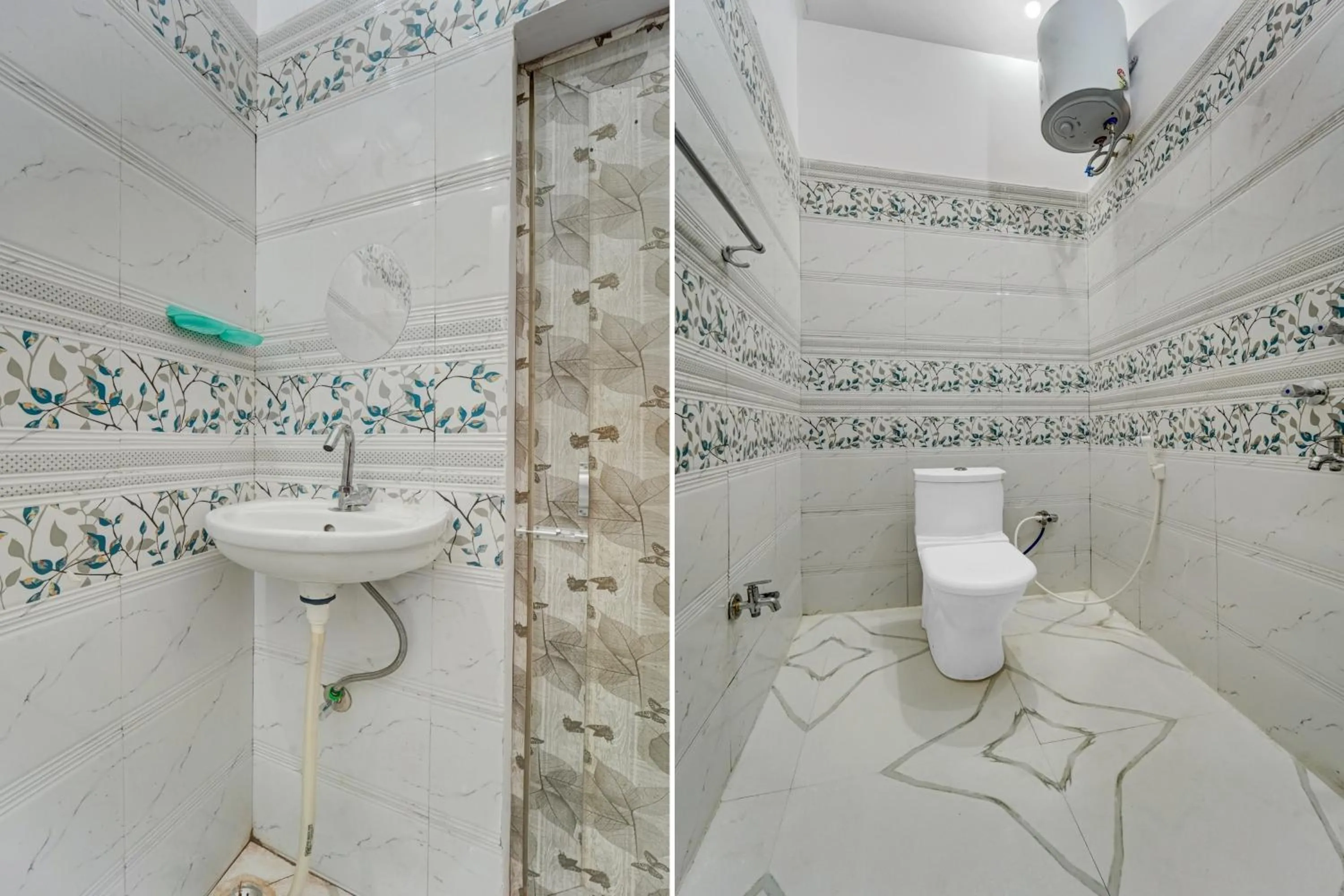 Bathroom in Super Hotel O Dev Laxmi Palace Hotel & Banquet