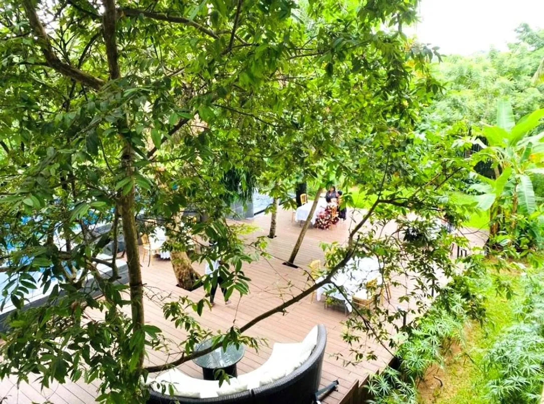 Garden in Hotel Lepic