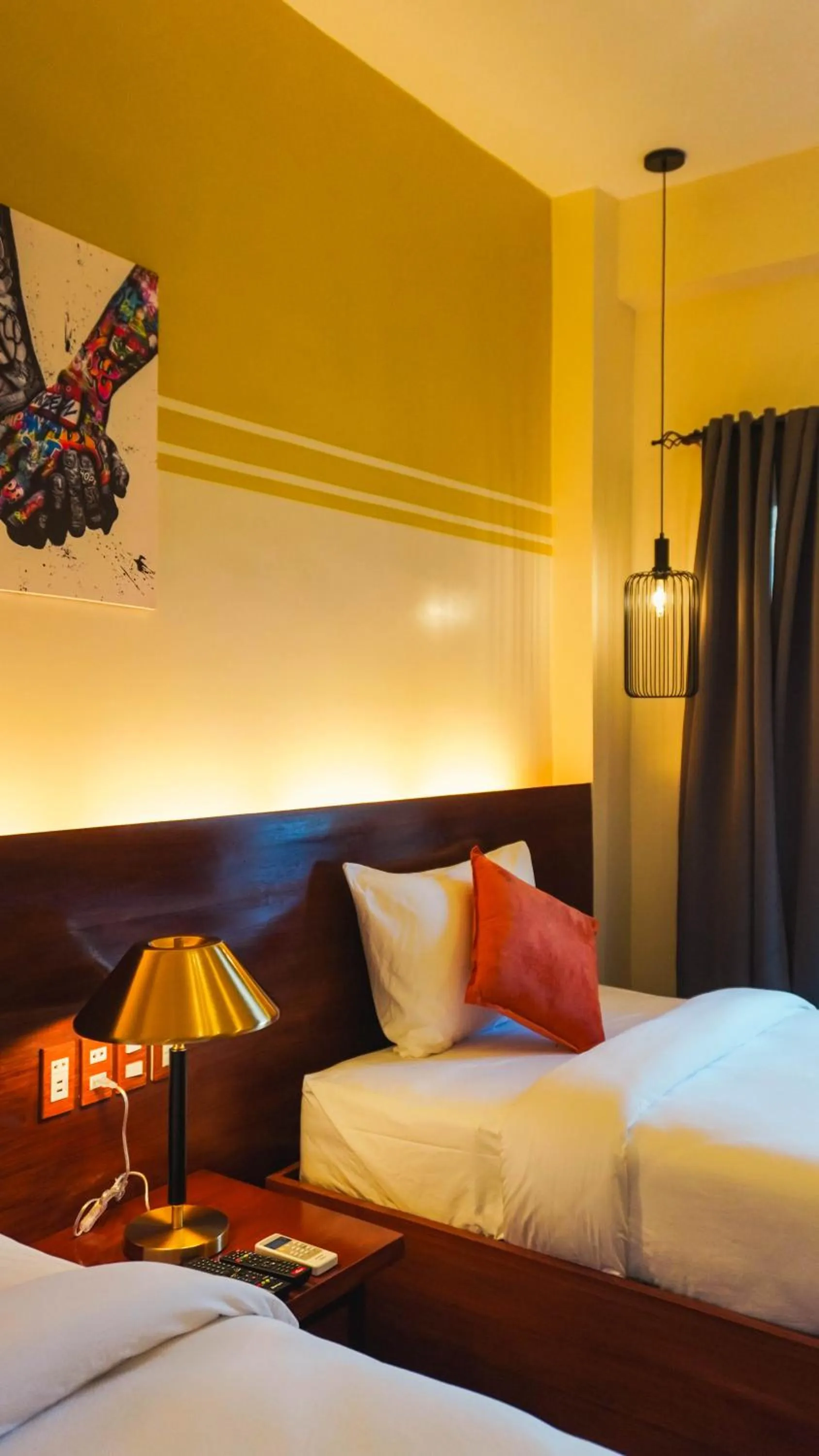 Bed in UNWND Boutique Hotel Camiguin