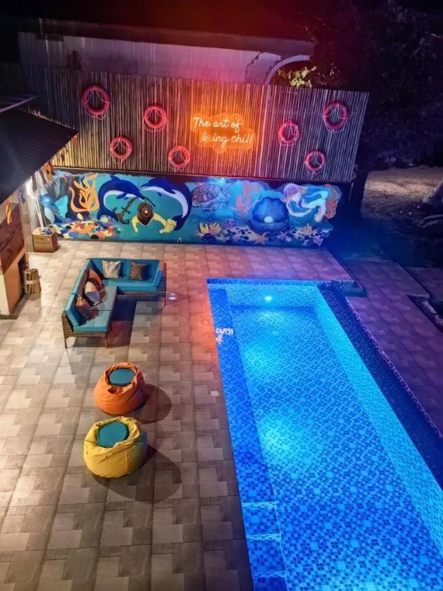 Pool view in UNWND Boutique Hotel Camiguin