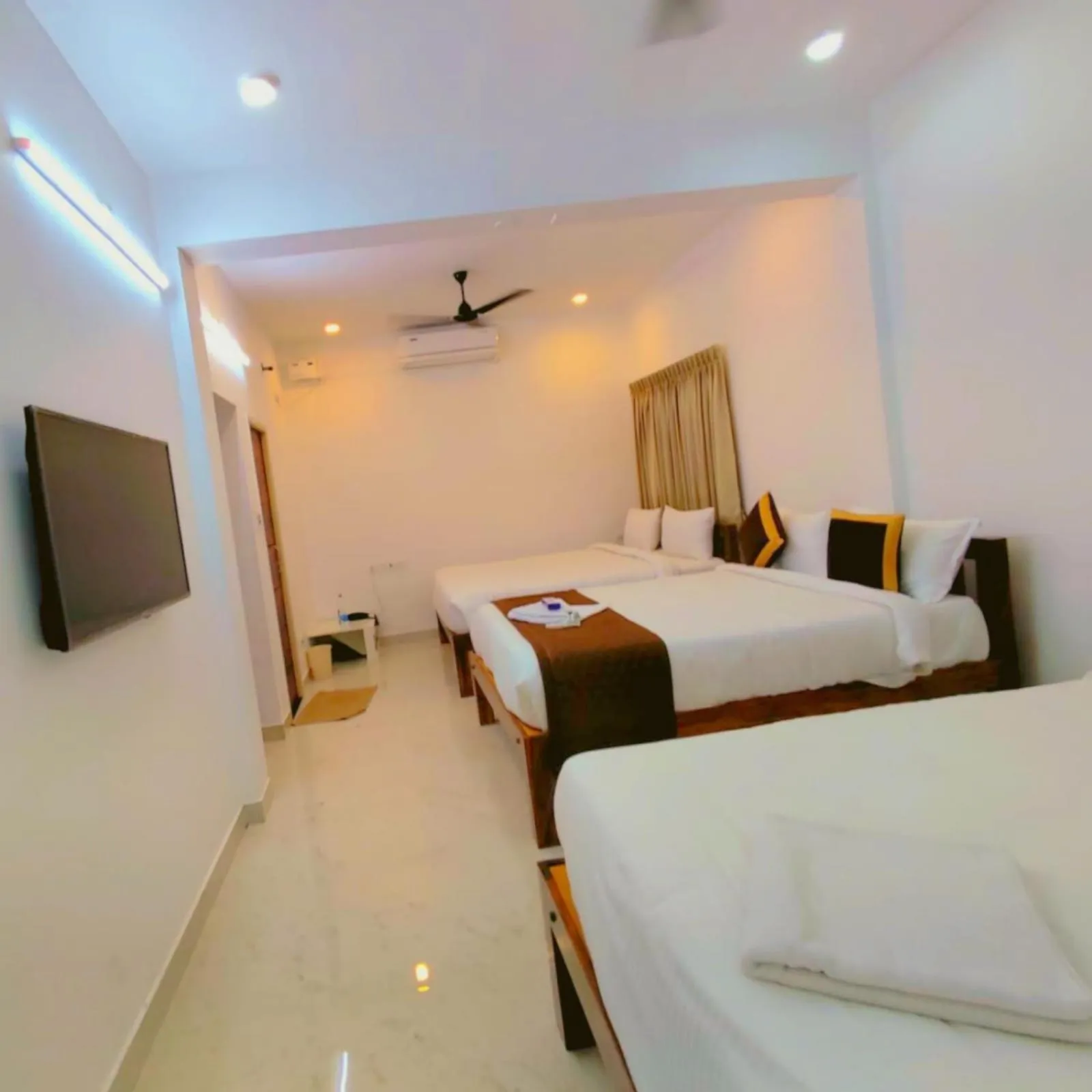 Bed in J Park Auroville Beach