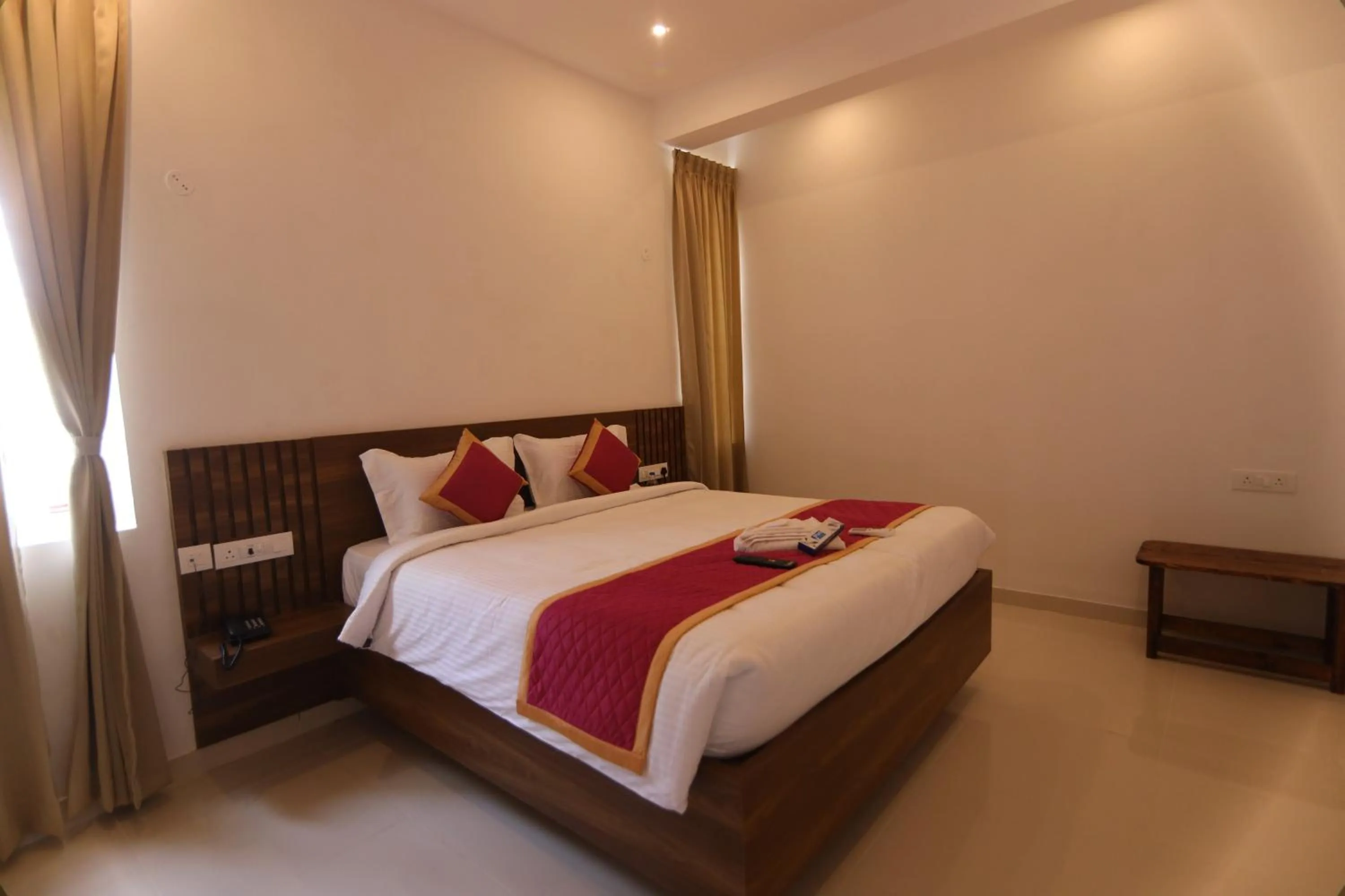 Bed in J Park Auroville Beach