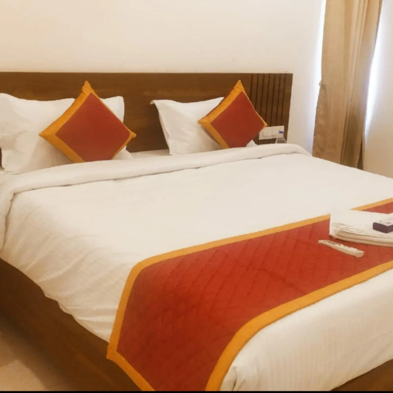 Bed in J Park Auroville Beach