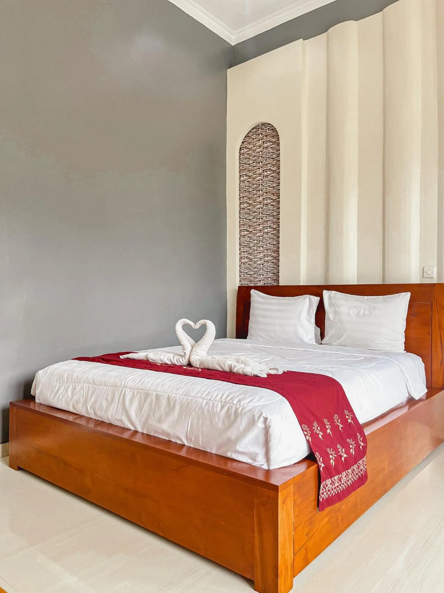 Bed in Omah Ulfah Homestay