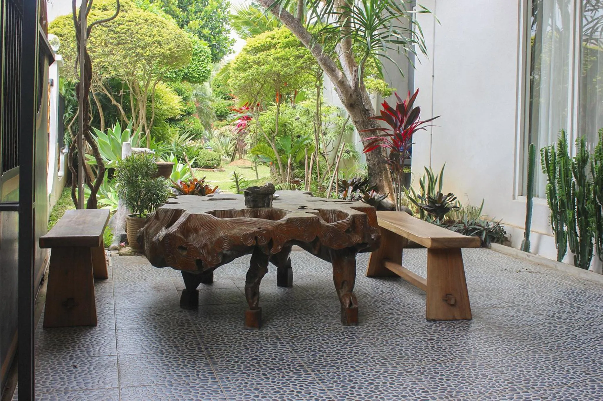 Patio in Omah Ulfah Homestay