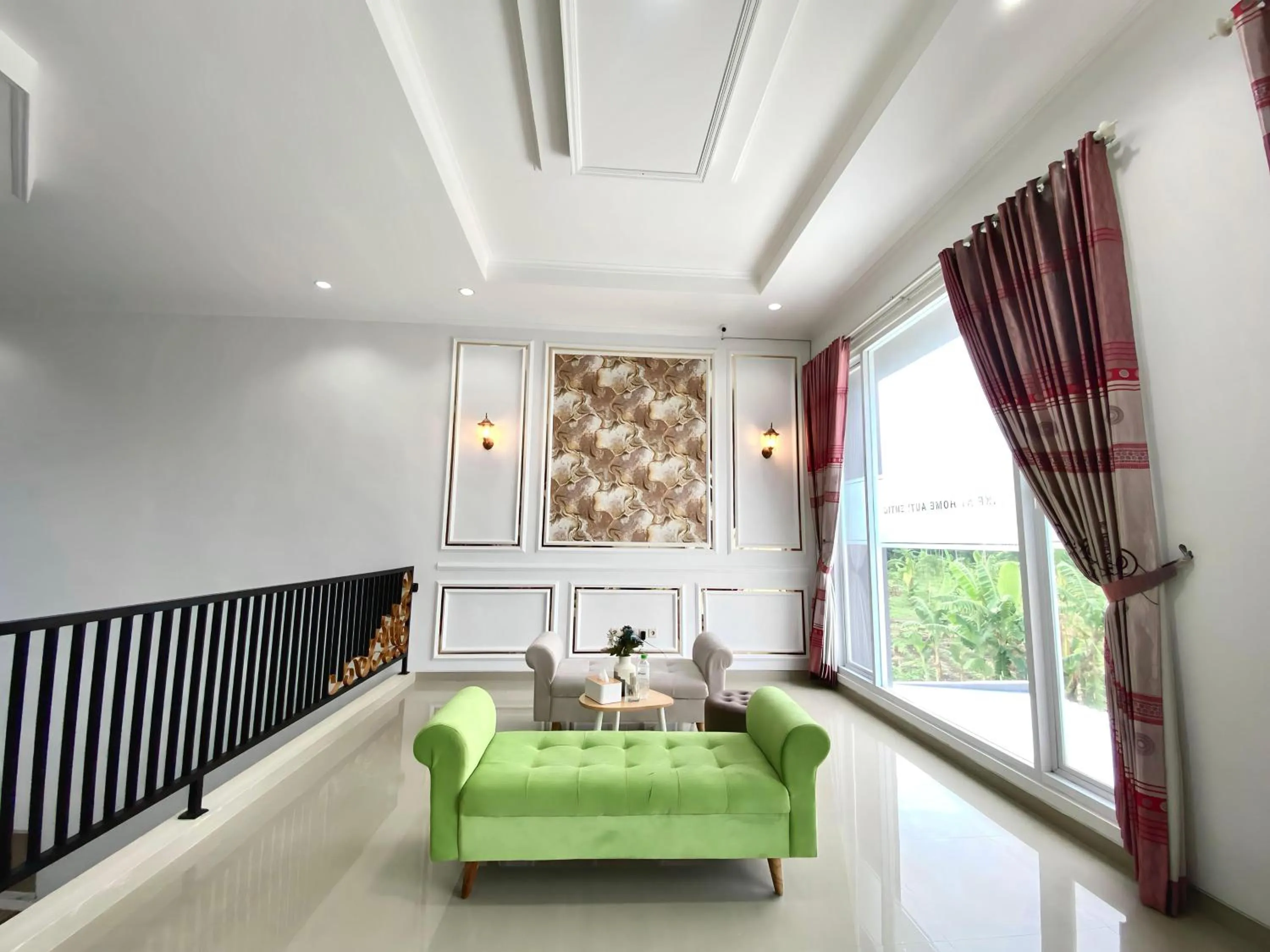 Living room in Omah Ulfah Homestay