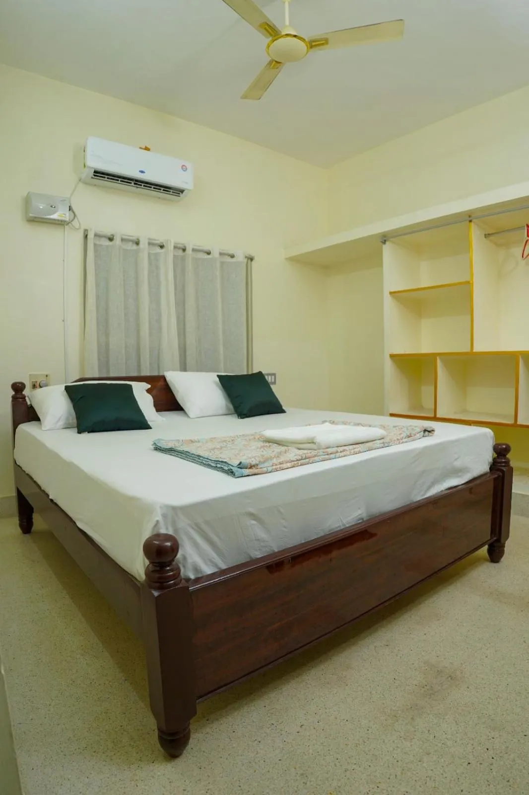 Bedroom, Bed in ABS Home Stay, 2Bed room AC Flats,Tirupati