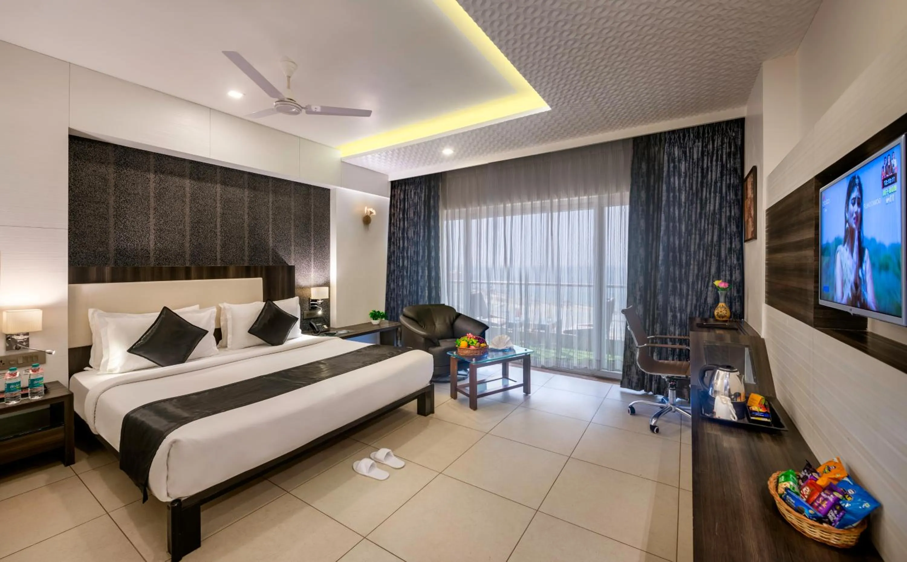 Bedroom, Bed in Dwarkadhish Lords Eco Inn