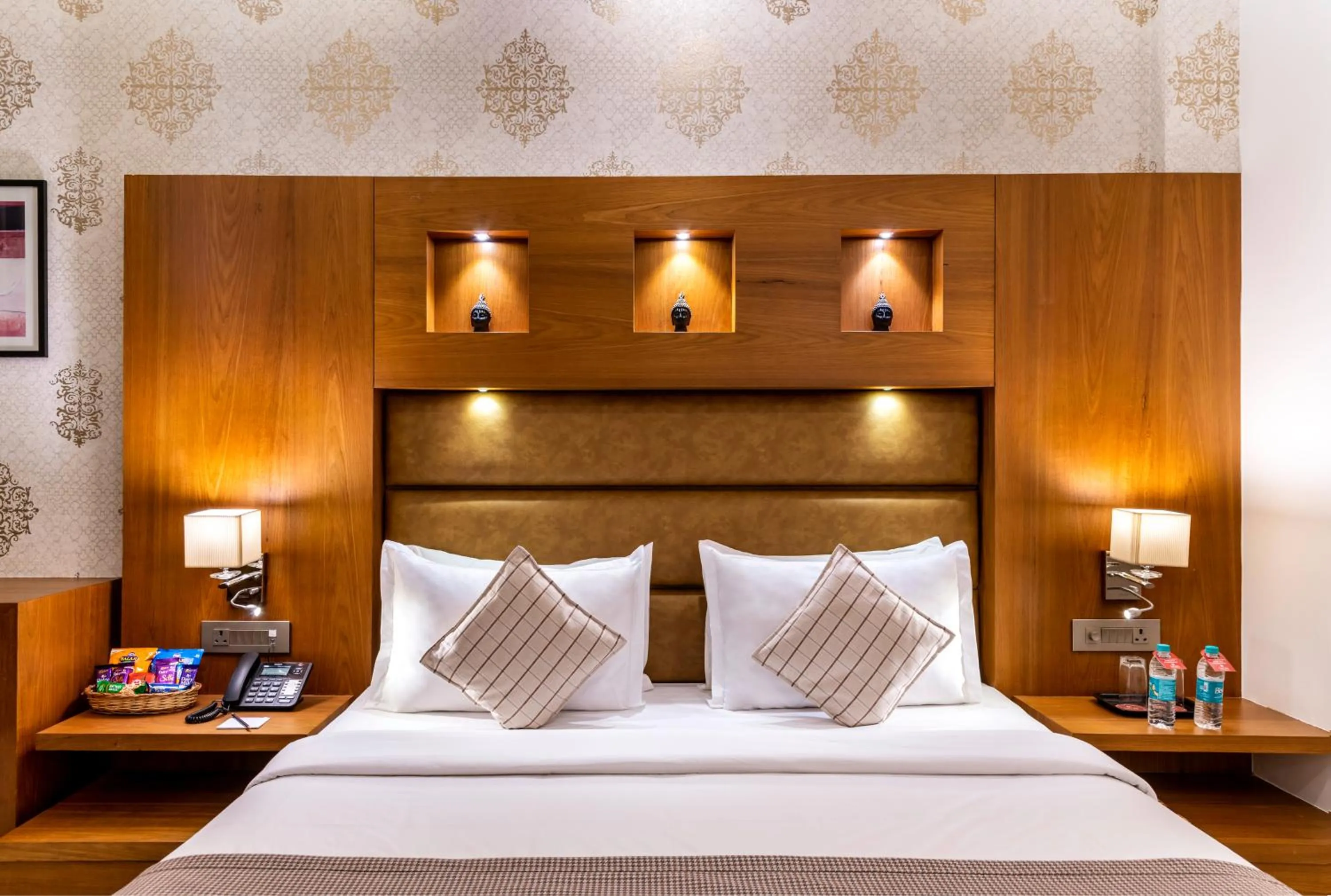 Bed in Dwarkadhish Lords Eco Inn