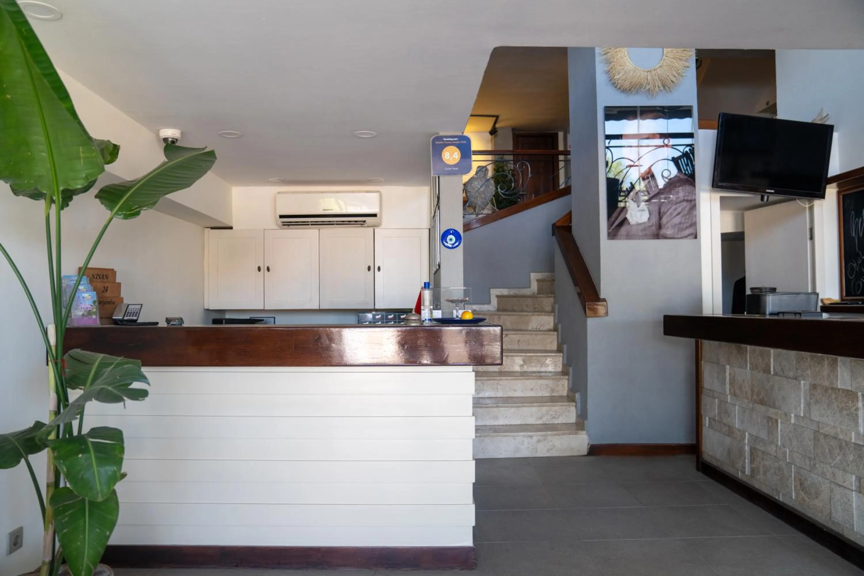 Lobby or reception in Bodrum Gulet Otel