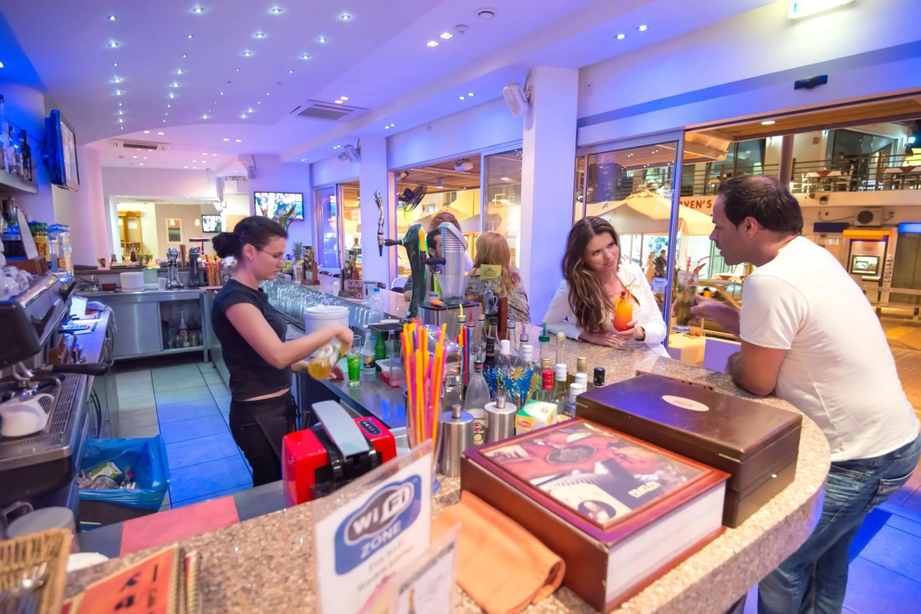 People in Eligonia Hotel Apartments