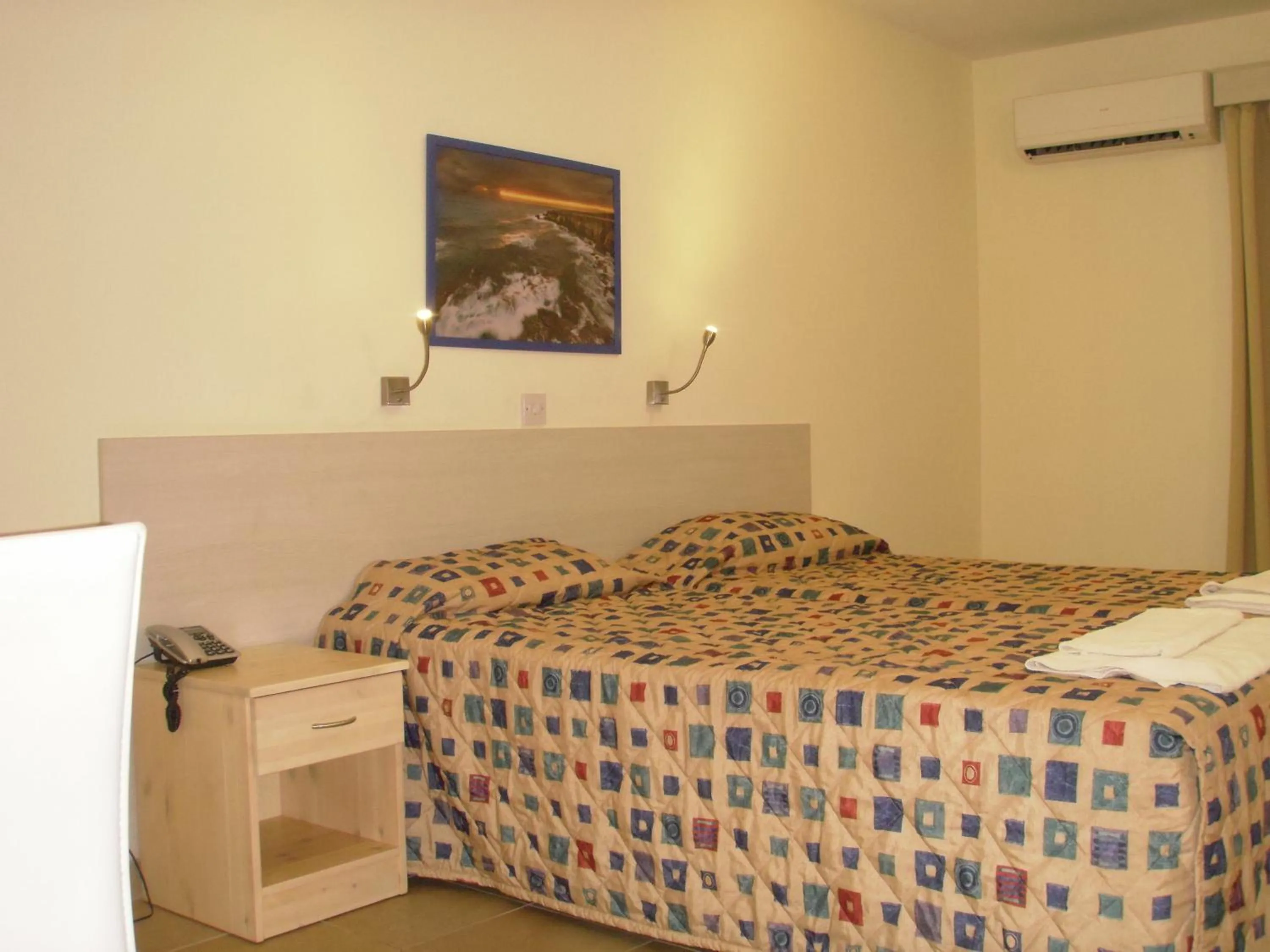 Bed in Eligonia Hotel Apartments
