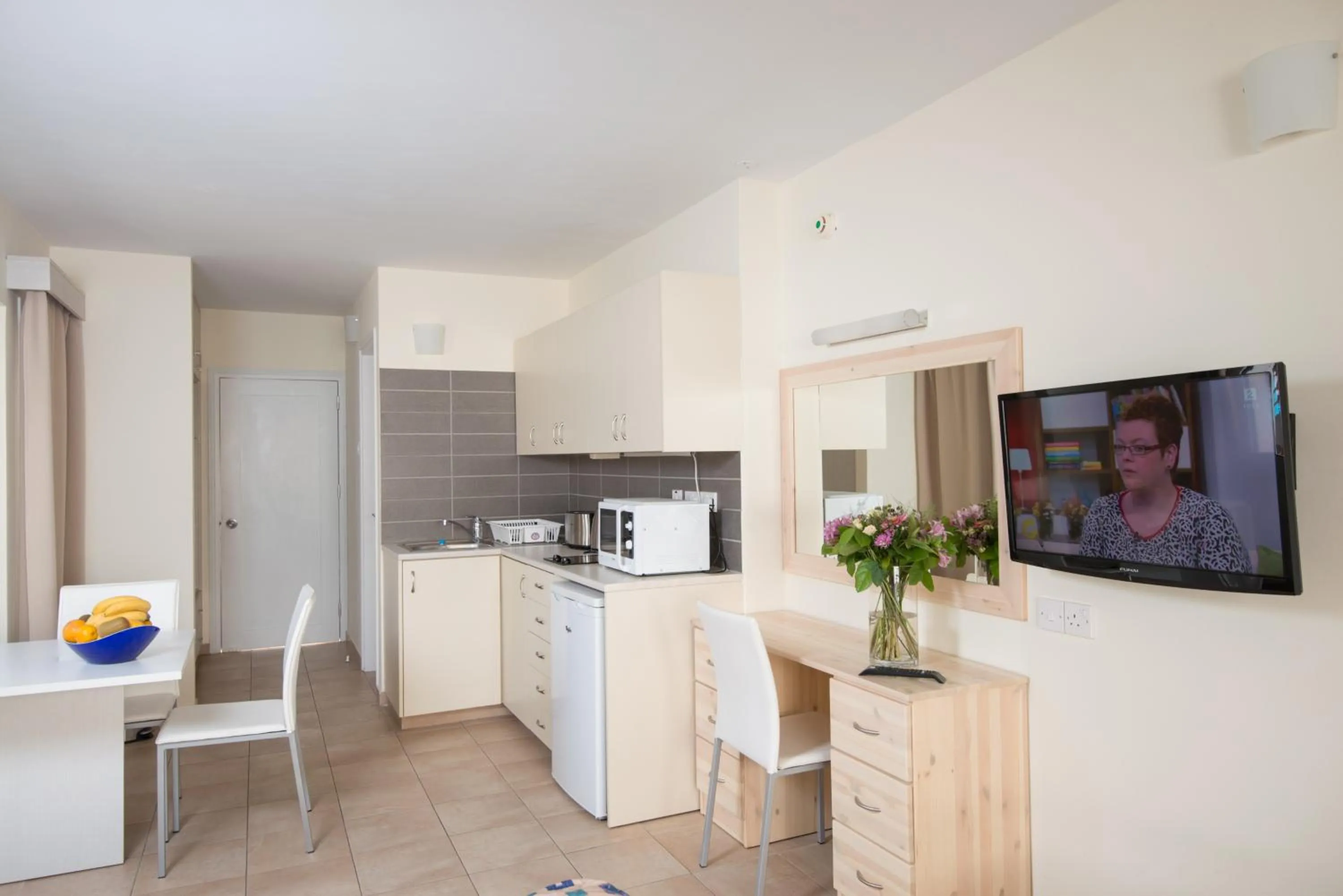 Kitchen or kitchenette in Eligonia Hotel Apartments