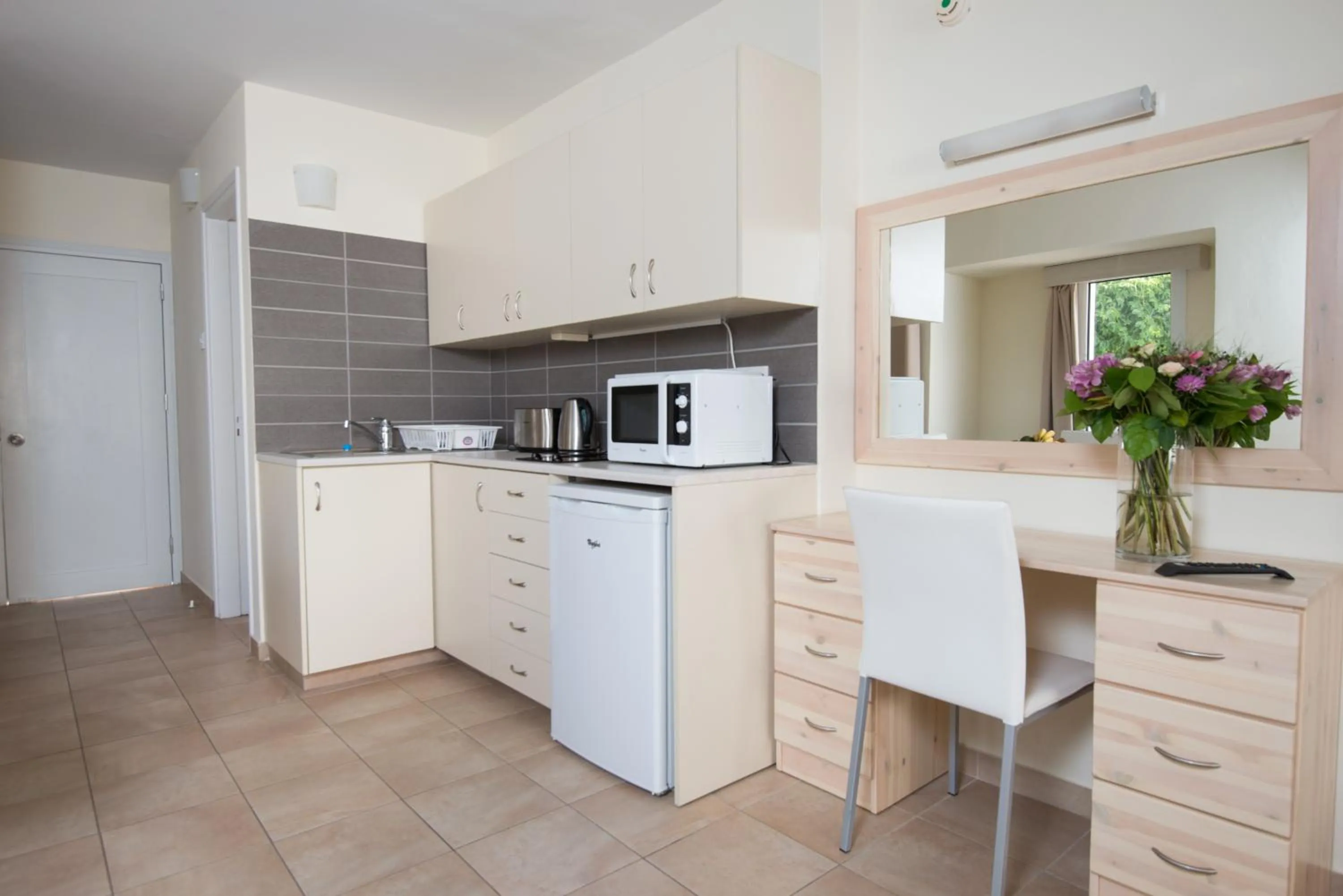 Kitchen or kitchenette in Eligonia Hotel Apartments