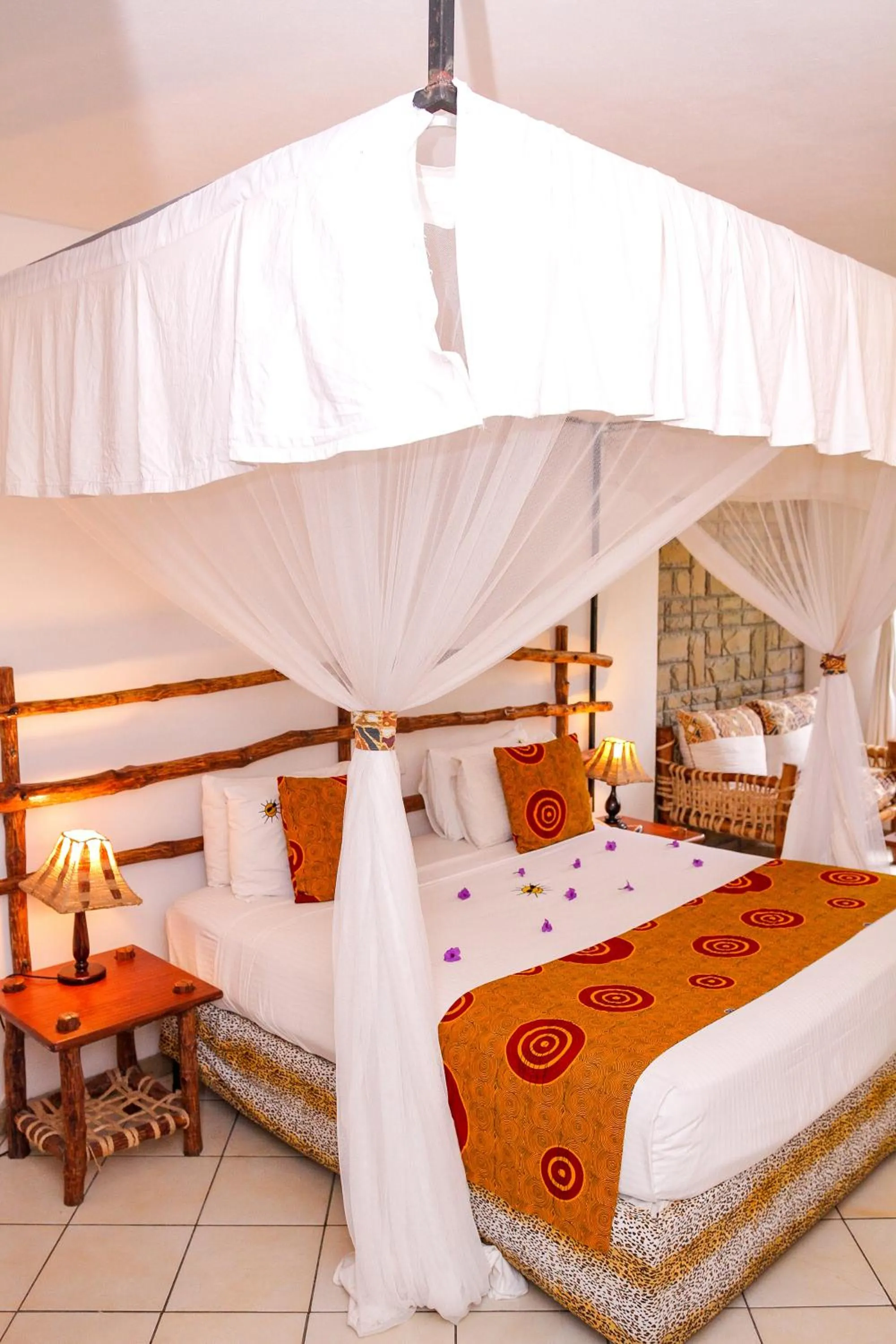 Bed in Kahama Hotel Mombasa