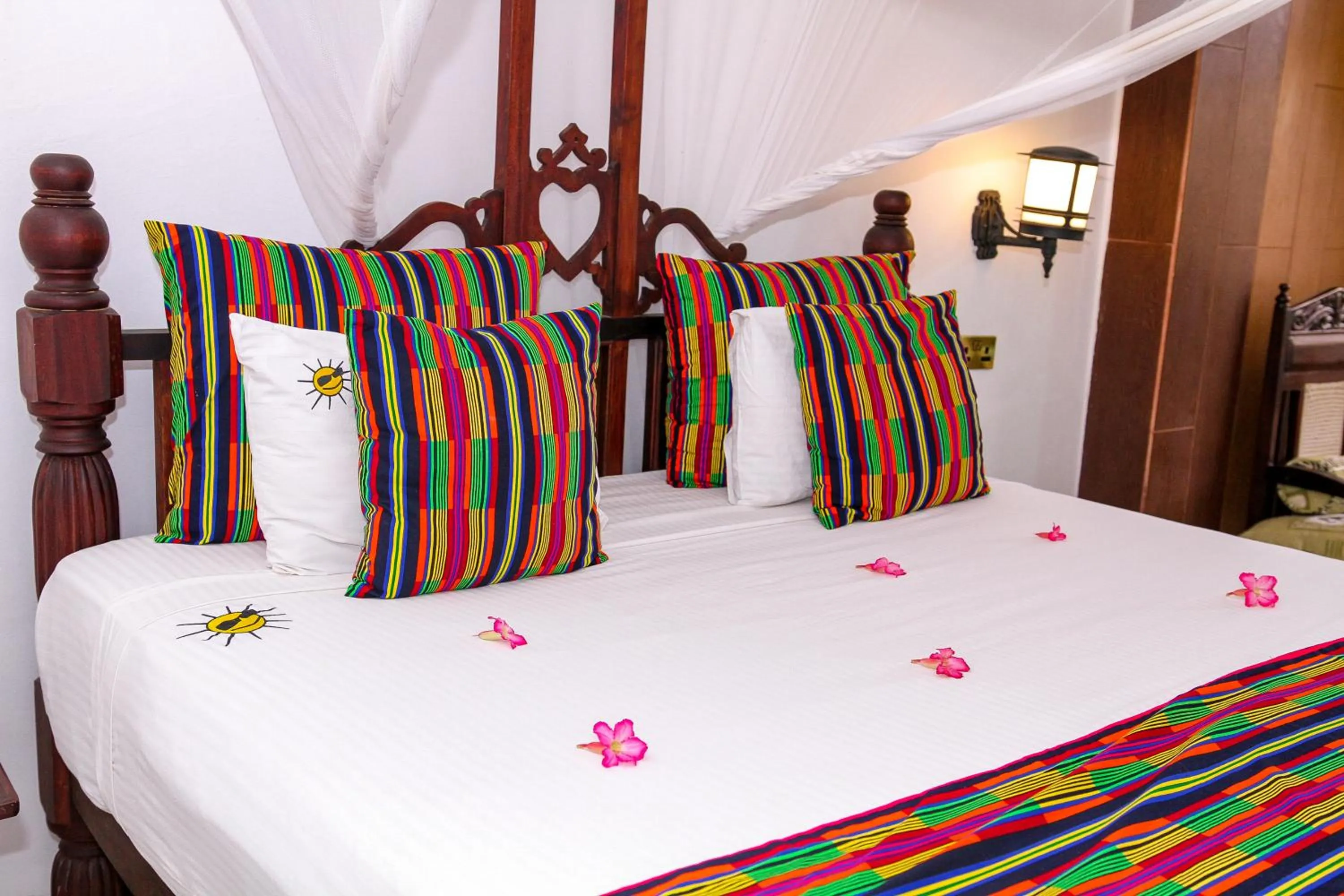 Bed in Kahama Hotel Mombasa